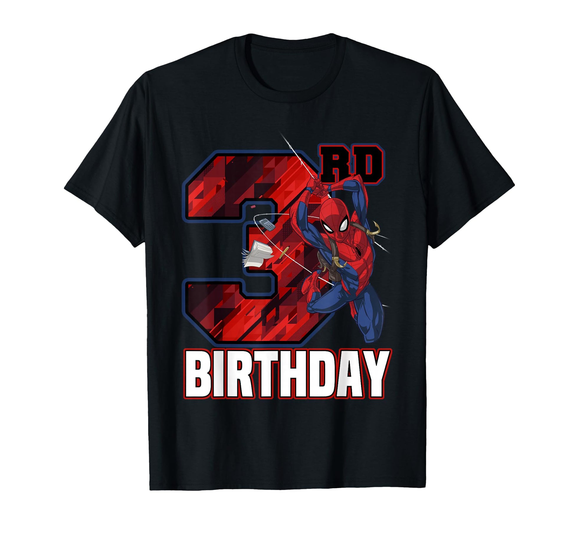 Marvel Spider Web Swing 3Rd Birthday T-Shirt - Aesthetic Graphic Men Women - T-Shirt, Sweatshirt, Hoodie