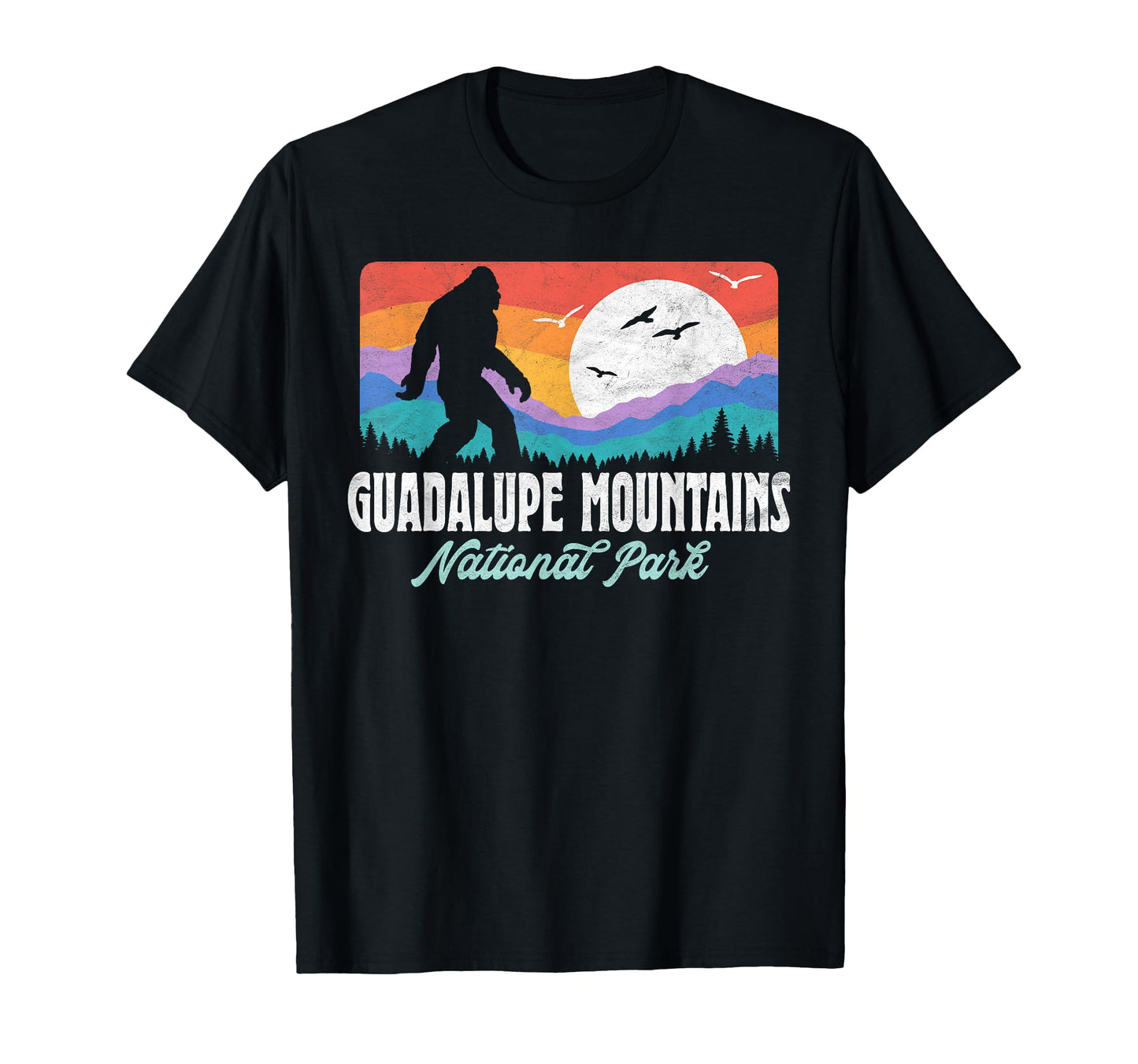 Bigfoot Guadalupe Mountains National Park T-Shirt - Graphic Print Unisex - T-Shirt, Sweatshirt, Hoodie
