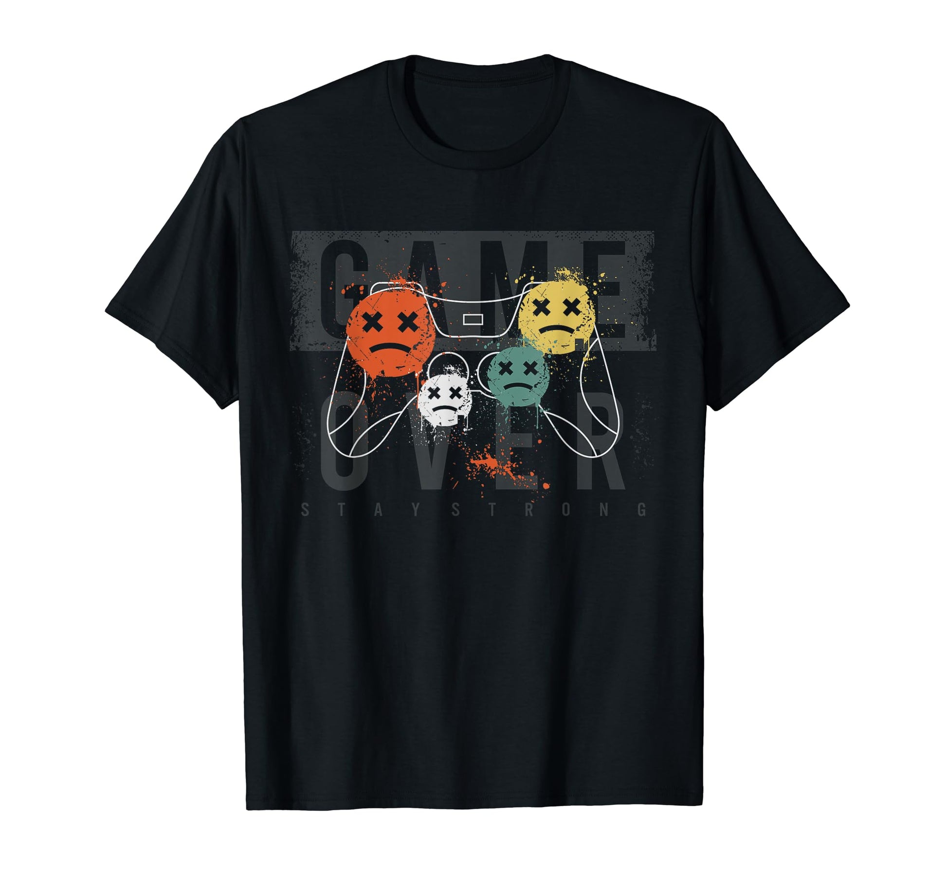 Game Over Video Games Gaming Gift T-Shirt - Unique Graphic for Adults - T-Shirt, Sweatshirt, Hoodie