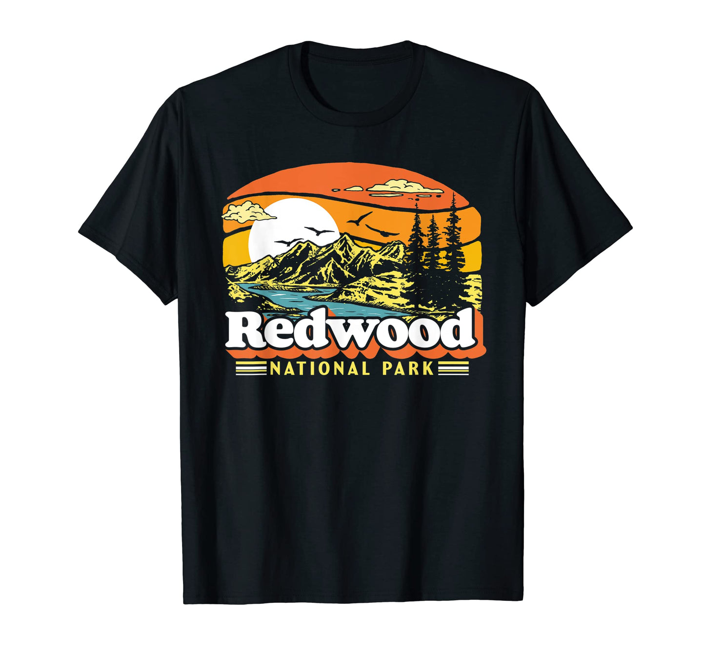 Redwood National Park 80S California T-Shirt - Streetwear Style Men Women - T-Shirt, Sweatshirt, Hoodie