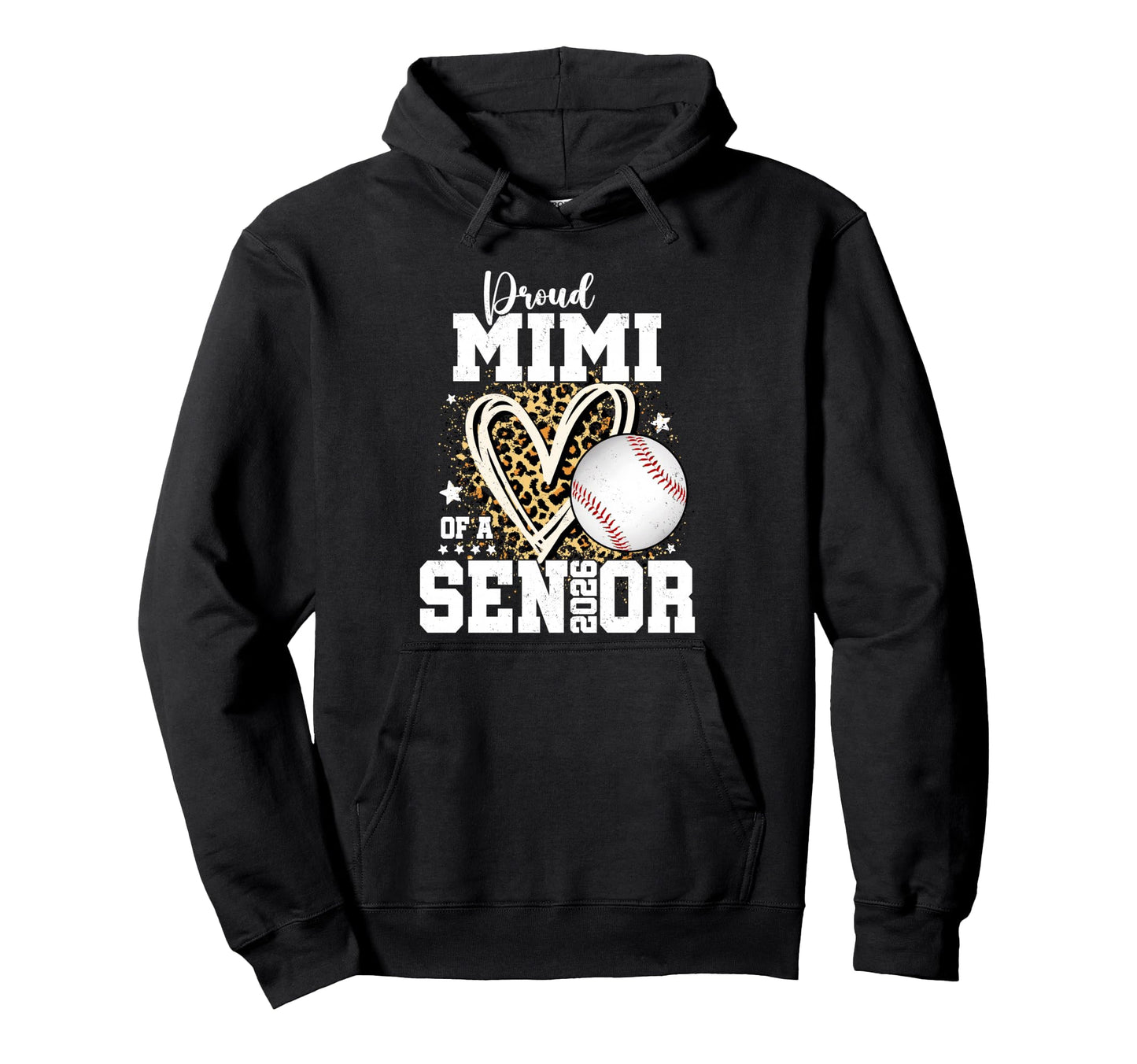 Proud Mimi 2026 Senior Baseball Hoodie - Fun Novelty Design for Adults - T-Shirt, Sweatshirt, Hoodie