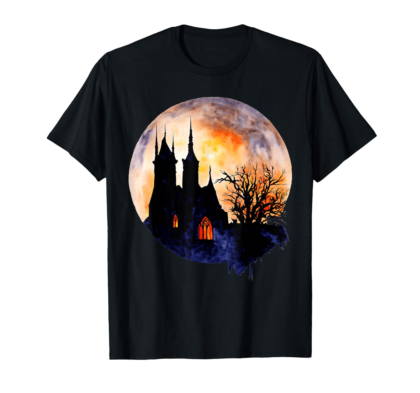 Occult Castle Reaper Art Goths Emo T-Shirt - Aesthetic Graphic Men Women - T-Shirt, Sweatshirt, Hoodie