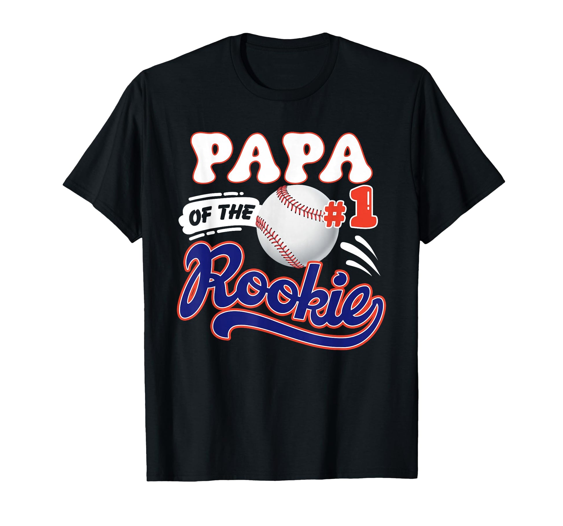 Papa Rookie Year 1St Birthday T-Shirt - Minimalist Print for Adults - T-Shirt, Sweatshirt, Hoodie