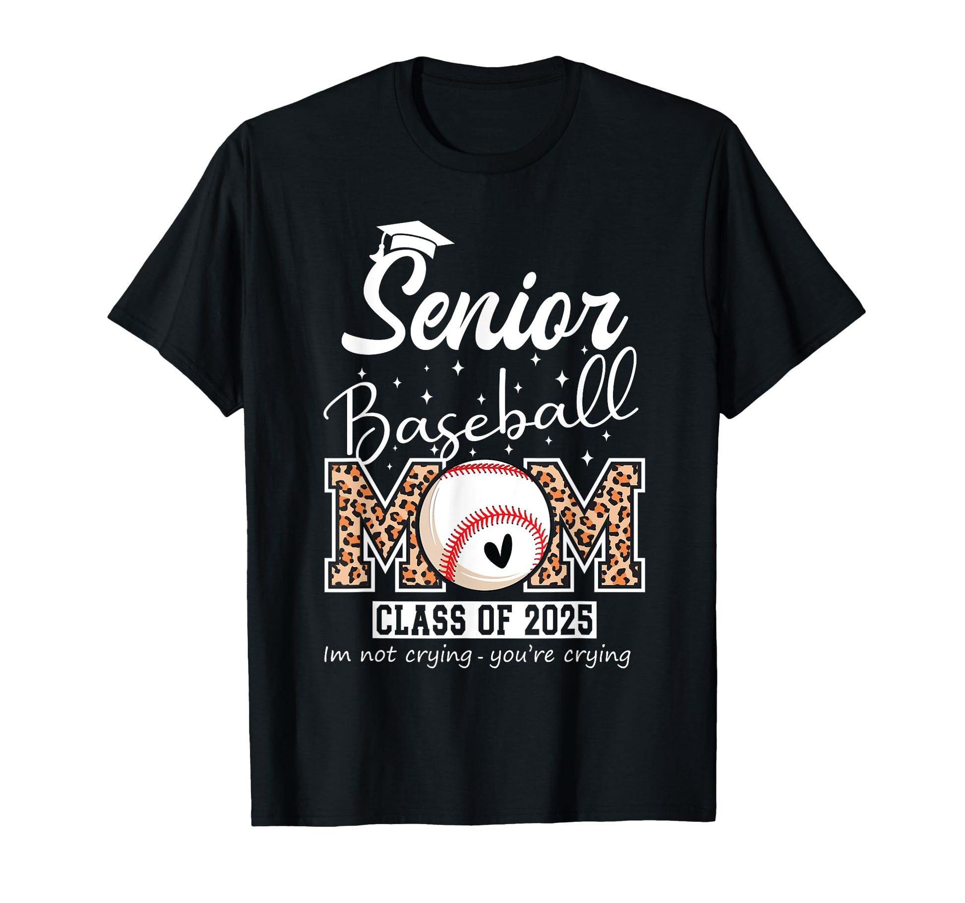 Baseball Senior Mom Class 2025 T-Shirt - Unique Graphic for Adults - T-Shirt, Sweatshirt, Hoodie
