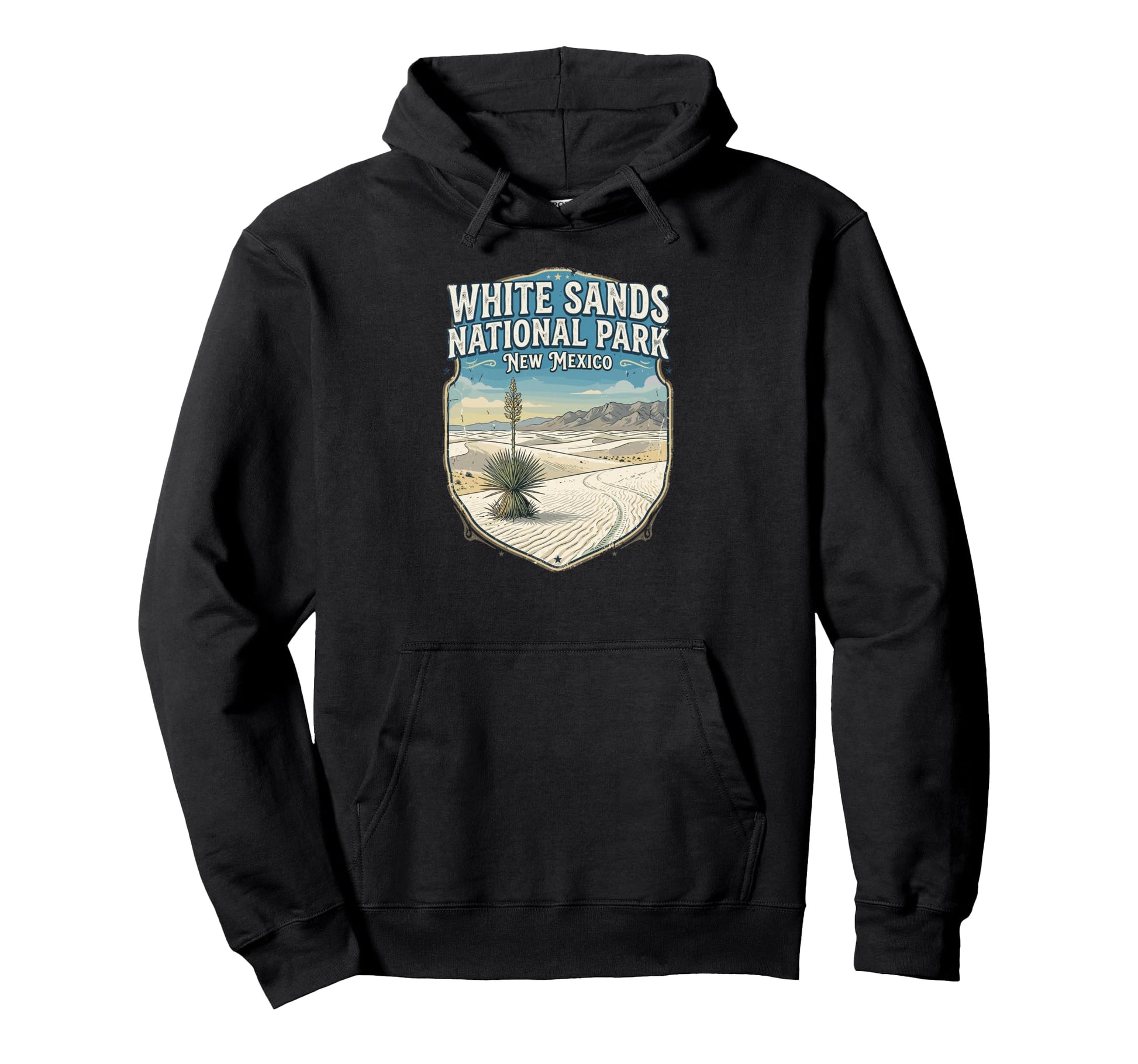 White Sands National Park New Mexico Hoodie - Graphic Print for Adults - T-Shirt, Sweatshirt, Hoodie