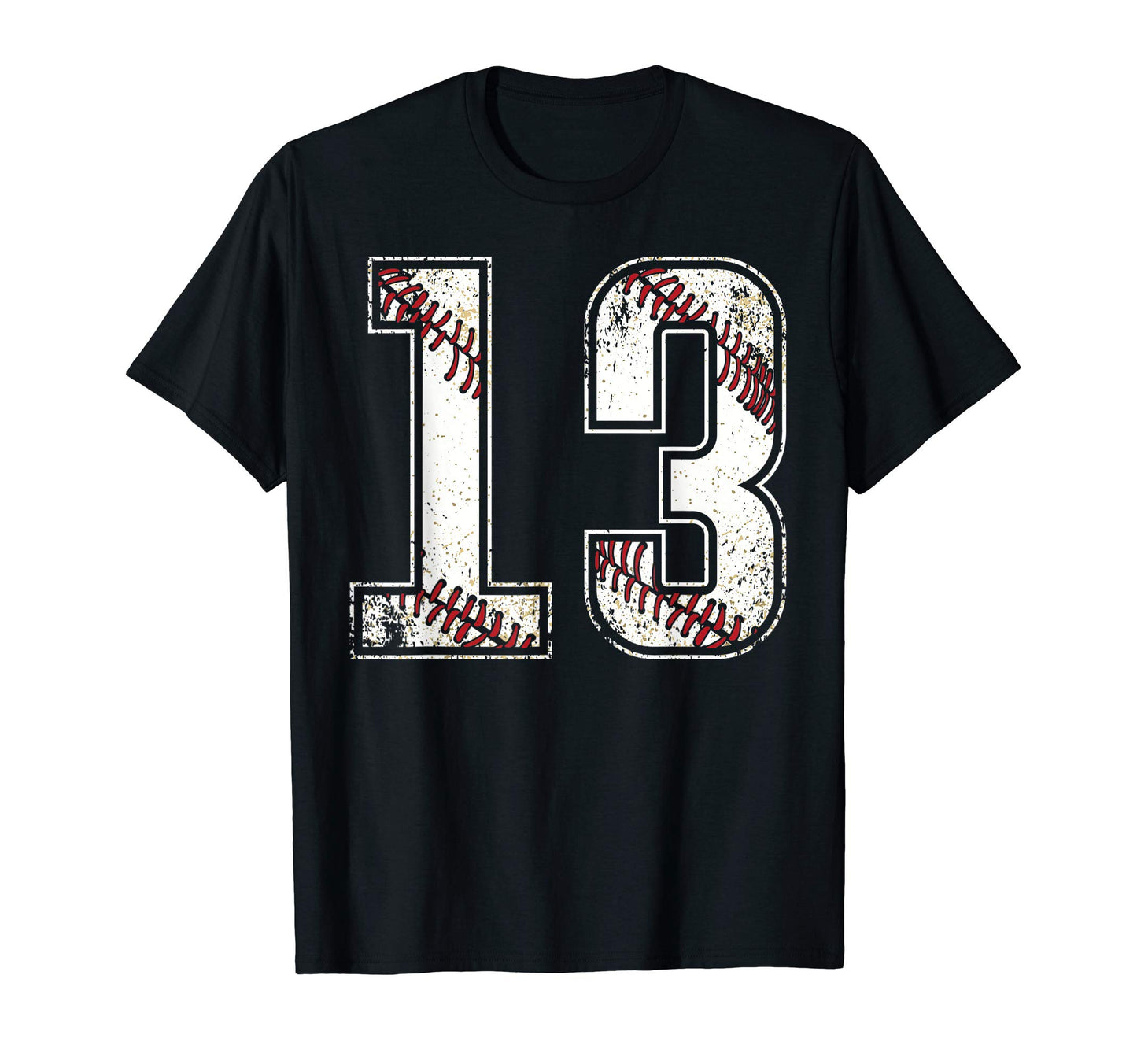 13 Baseball Jersey Number 13 Birthday T-Shirt - Unique Graphic for Adults - T-Shirt, Sweatshirt, Hoodie