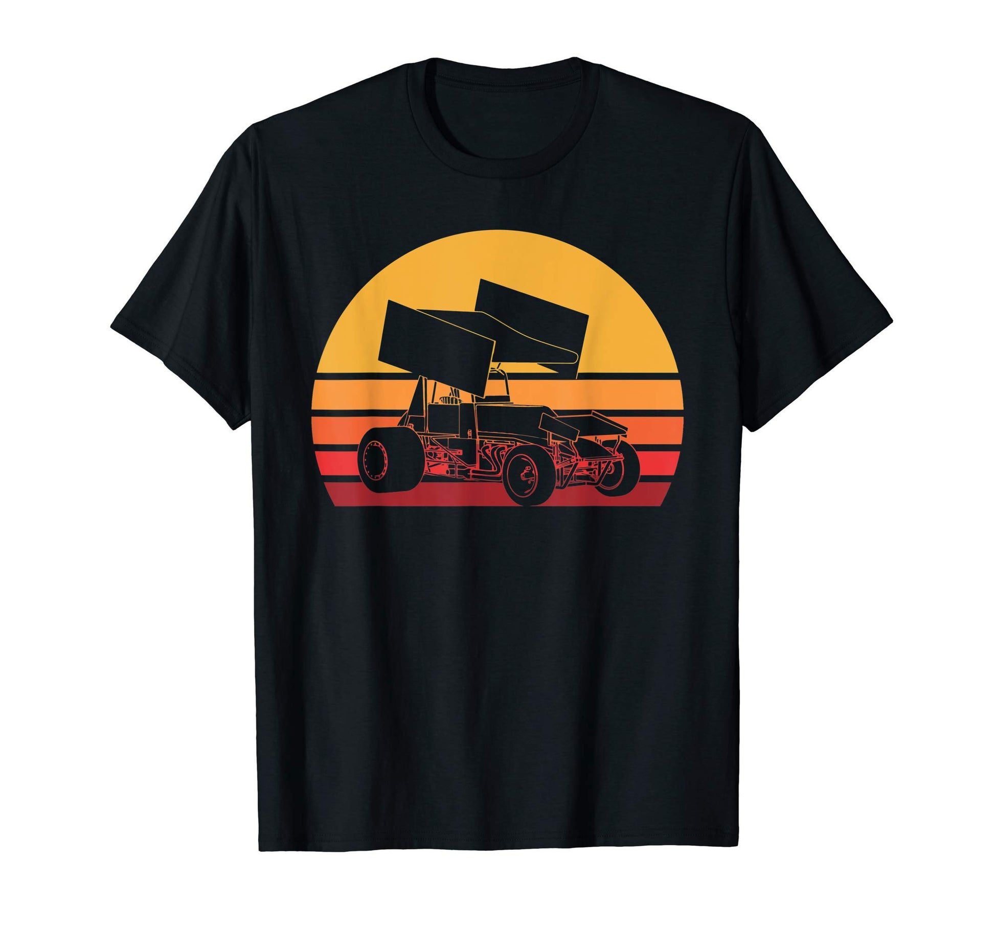 Sprint Car Racing Winged Race Car T-Shirt - Unique Graphic Men Women - T-Shirt, Sweatshirt, Hoodie