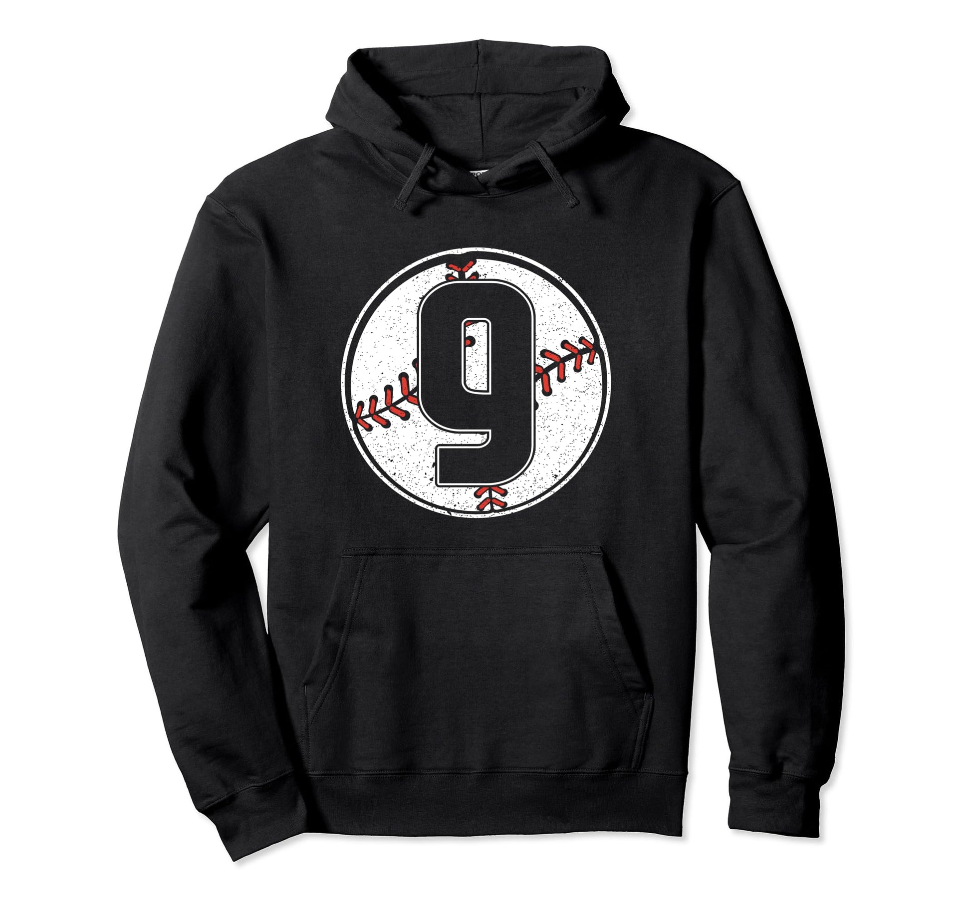 Baseball Birthday 9Th Birthday Party Hoodie - Custom Art Print Unisex - T-Shirt, Sweatshirt, Hoodie