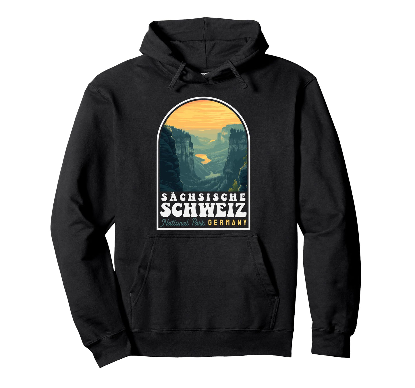 Saxon Switzerland National Park Hoodie - Casual Everyday Wear Unisex - T-Shirt, Sweatshirt, Hoodie