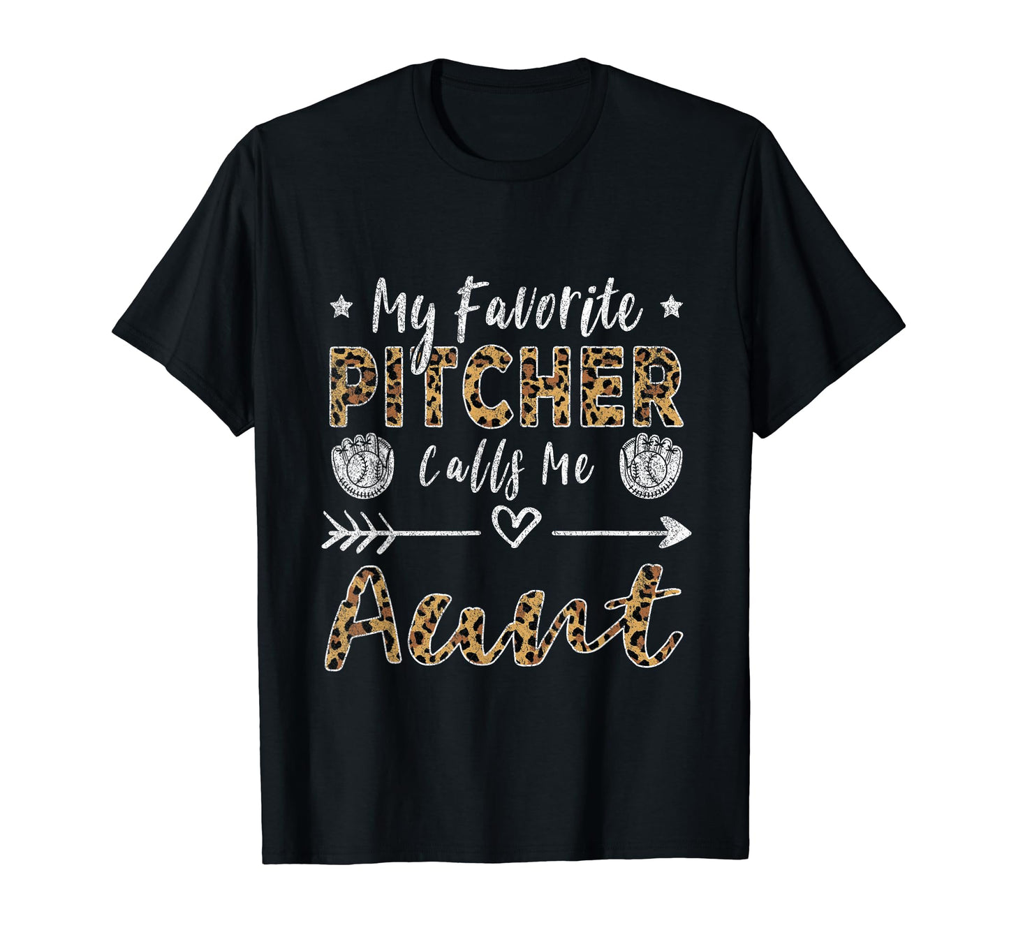 My Favorite Pitcher Calls Me Aunt T-Shirt - Trendy Graphic for Adults - T-Shirt, Sweatshirt, Hoodie