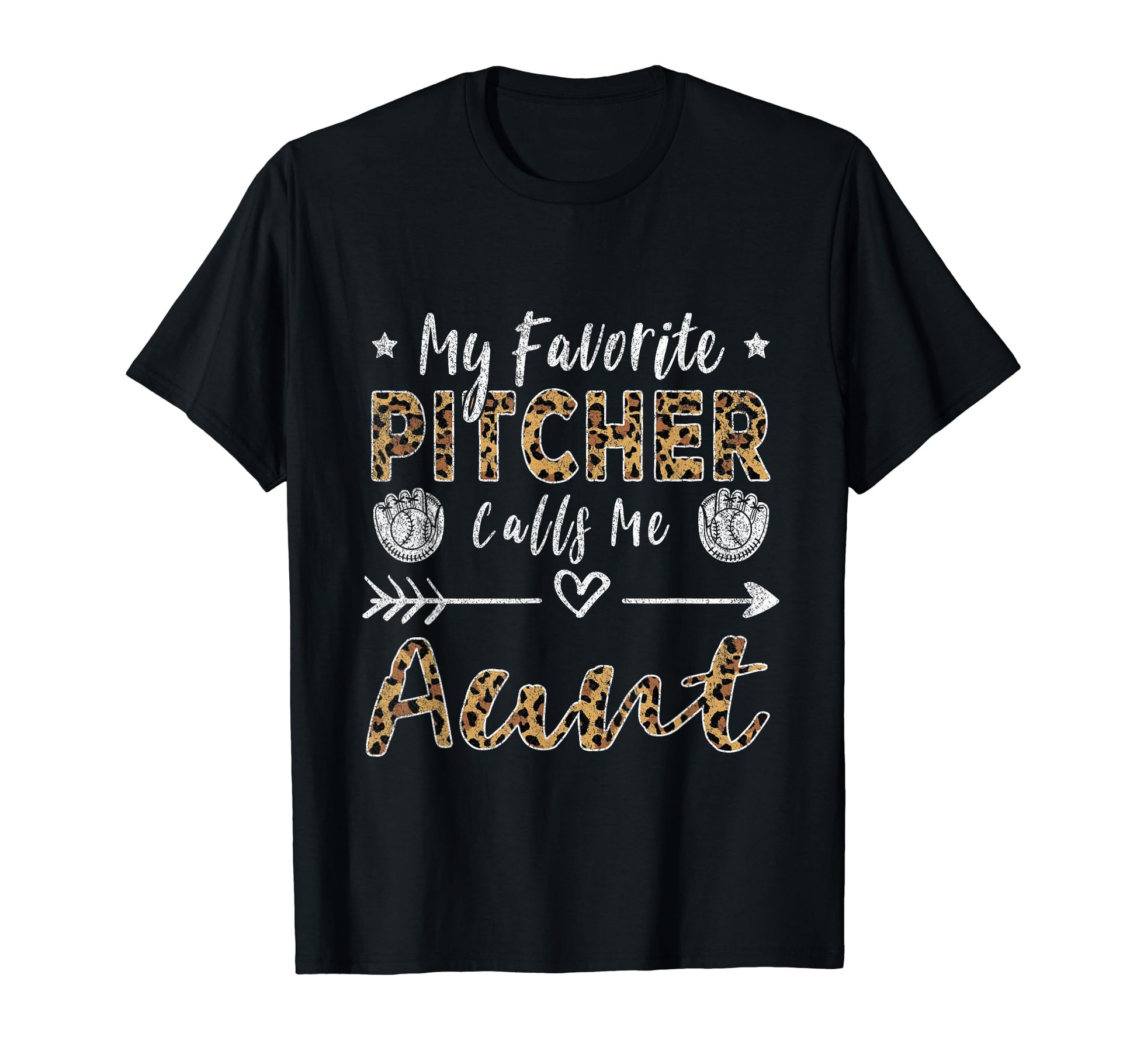 My Favorite Pitcher Calls Me Aunt T-Shirt - Trendy Graphic for Adults - T-Shirt, Sweatshirt, Hoodie
