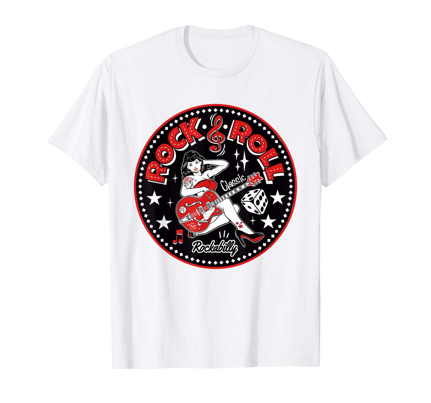 Rockabilly Pin Up Gift 50S Sock Hop T-Shirt - Casual Everyday Wear Unisex - T-Shirt, Sweatshirt, Hoodie