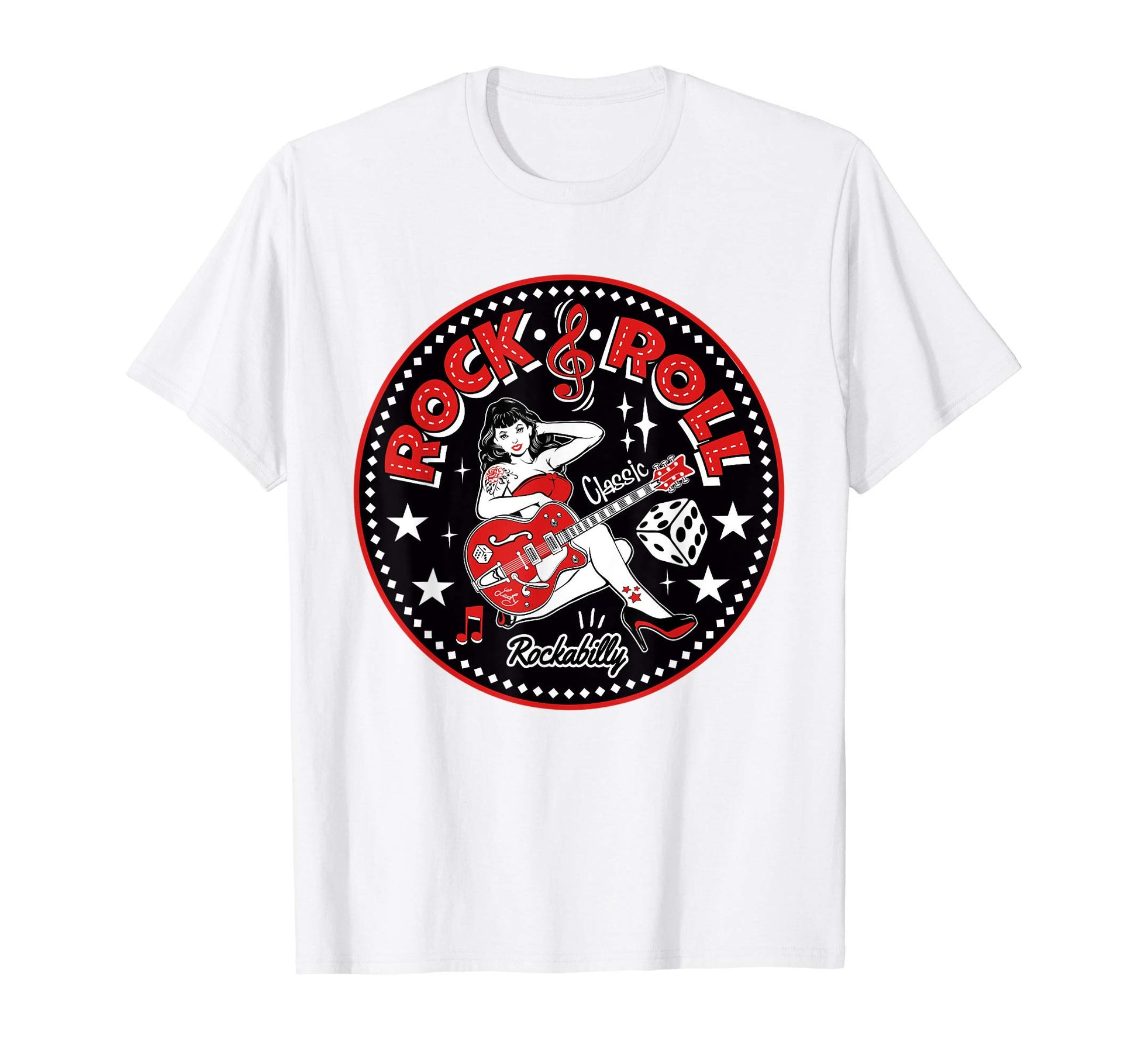 Rockabilly Pin Up Gift 50S Sock Hop T-Shirt - Casual Everyday Wear Unisex - T-Shirt, Sweatshirt, Hoodie