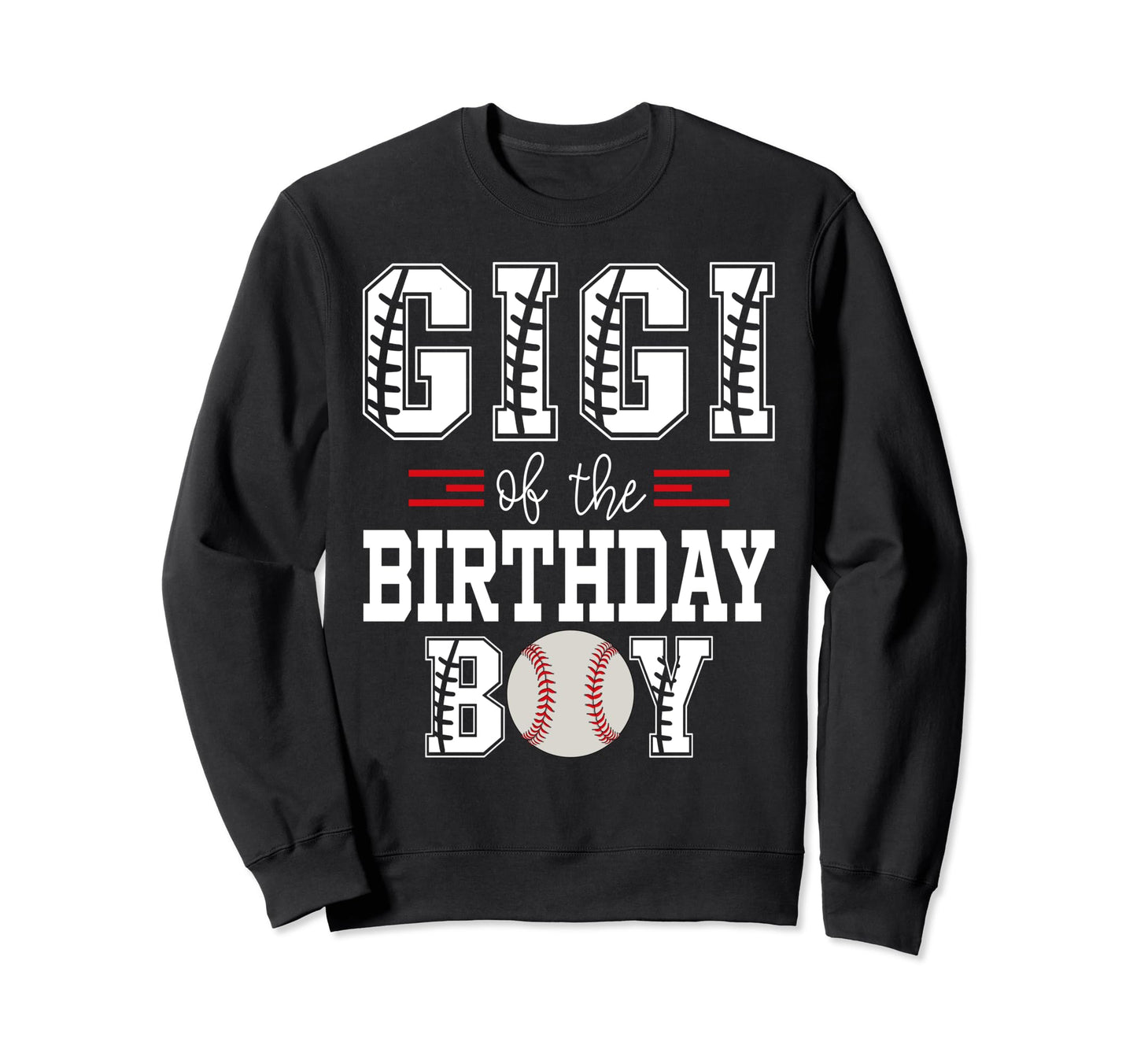Gigi Birthday Baseball Lover First Sweatshirt - Minimalist Print Unisex - T-Shirt, Sweatshirt, Hoodie