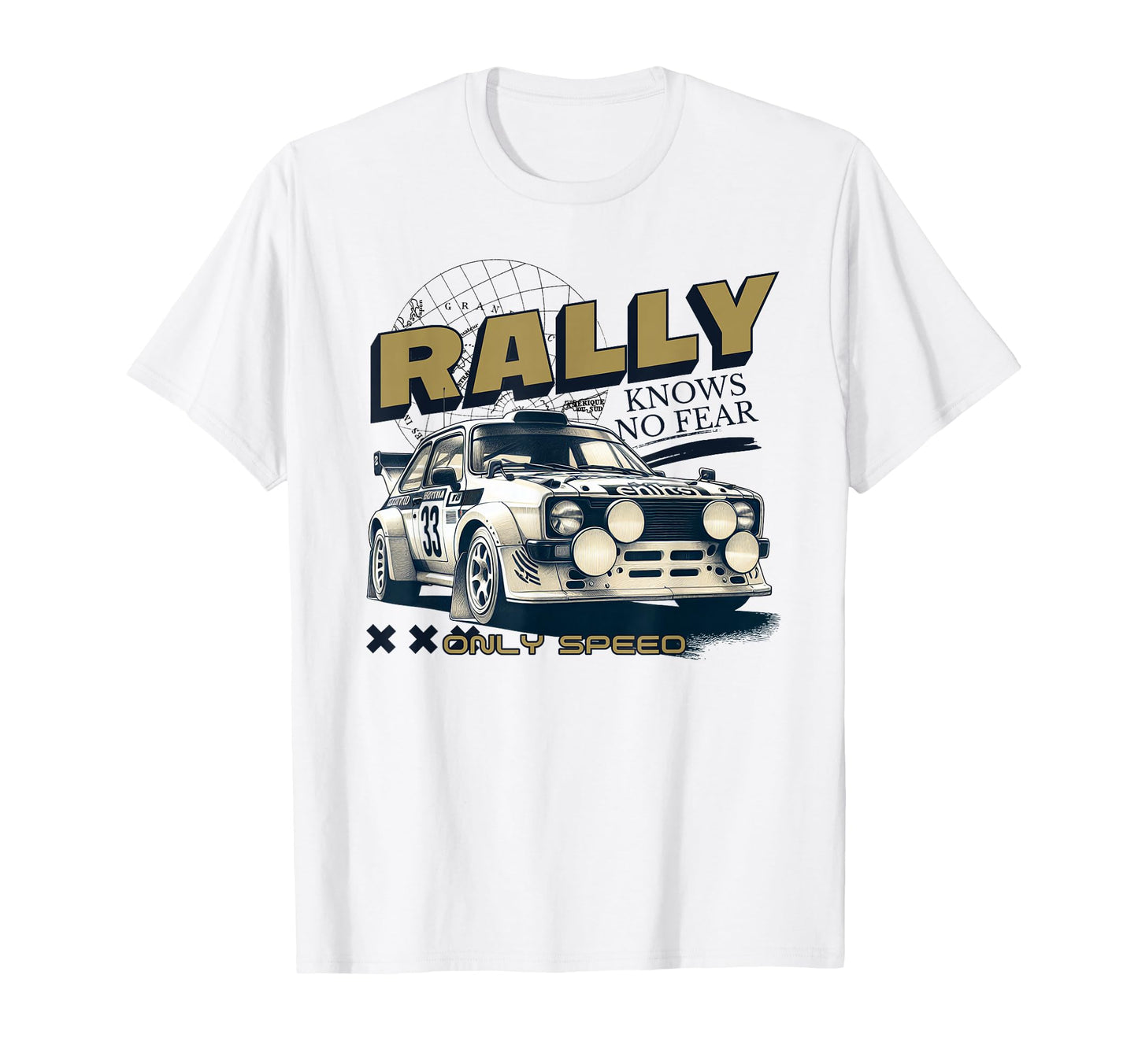 Rally Car Racing Motorsport Driver Art T-Shirt - Custom Art Print Men Women - T-Shirt, Sweatshirt, Hoodie