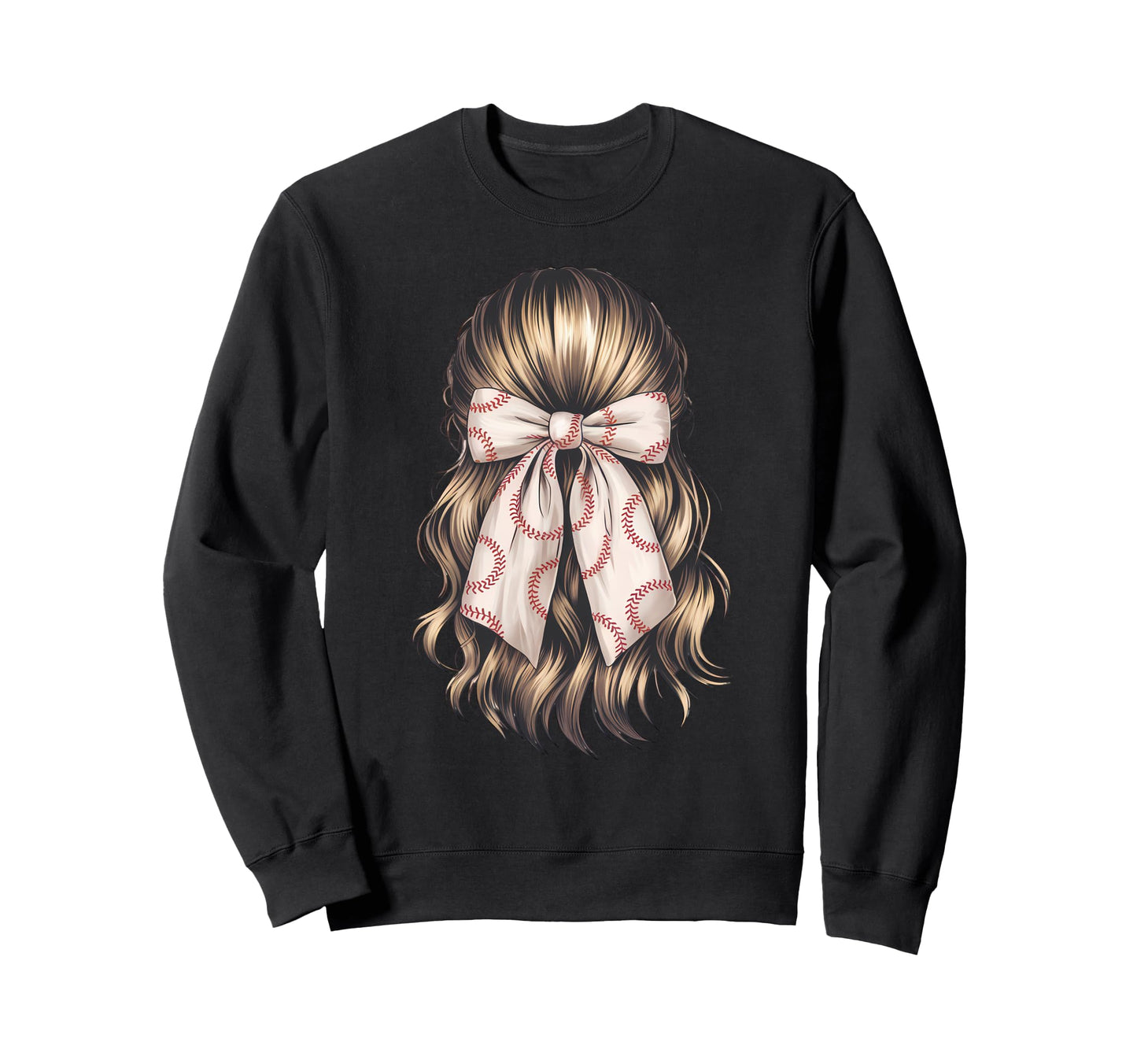 Baseball Coquette Bow Baseball Mom Sweatshirt - Streetwear Style for Adults - T-Shirt, Sweatshirt, Hoodie