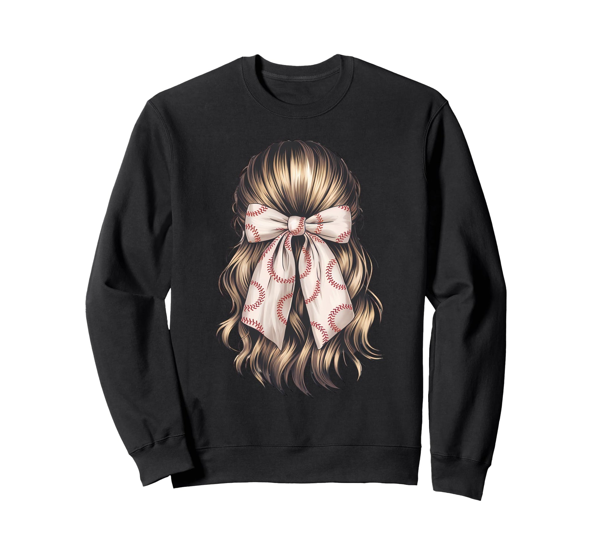 Baseball Coquette Bow Baseball Mom Sweatshirt - Streetwear Style for Adults - T-Shirt, Sweatshirt, Hoodie