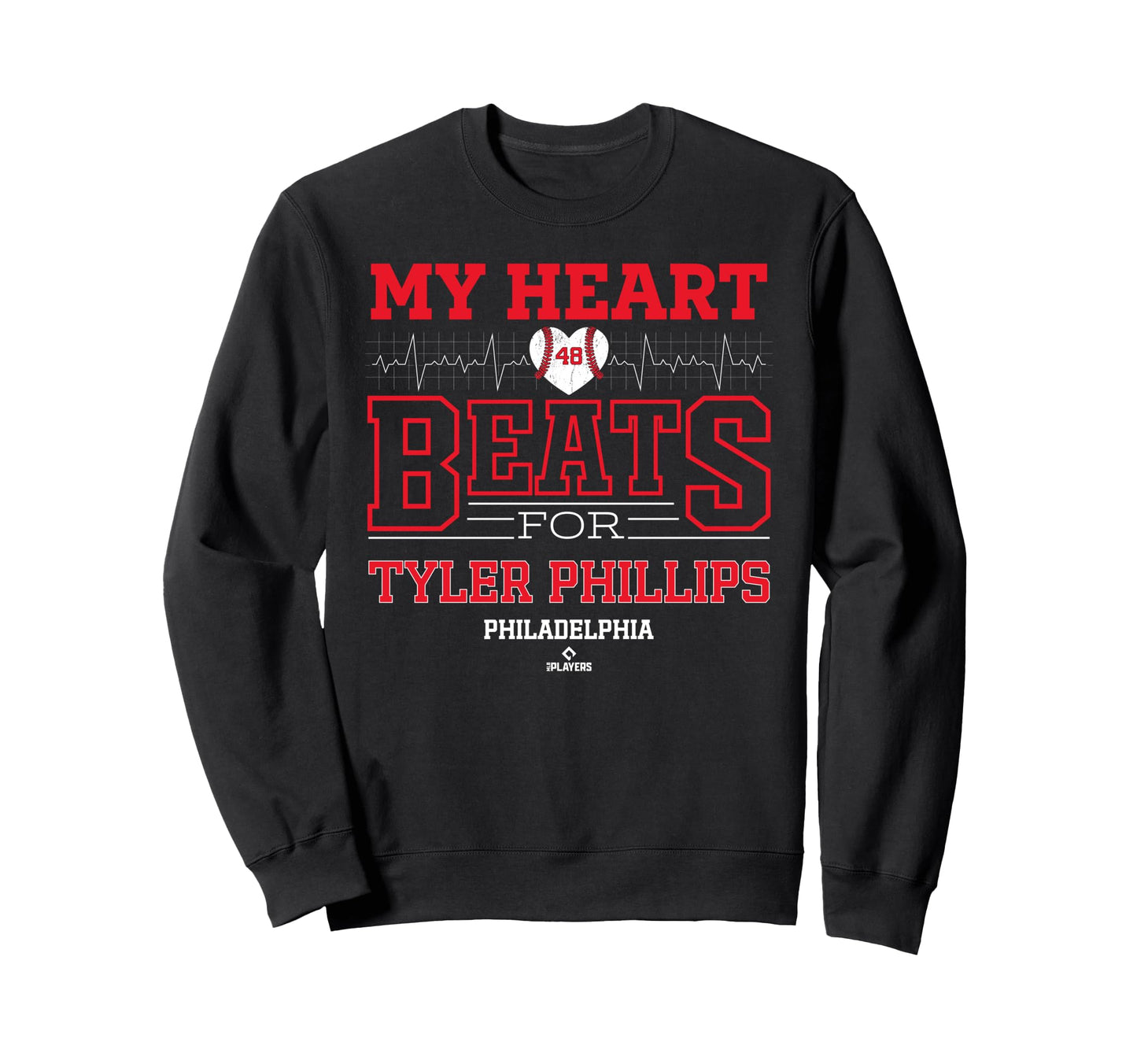 My Heart Beats Tyler Phillips Sweatshirt - Casual Everyday Wear Men Women - T-Shirt, Sweatshirt, Hoodie