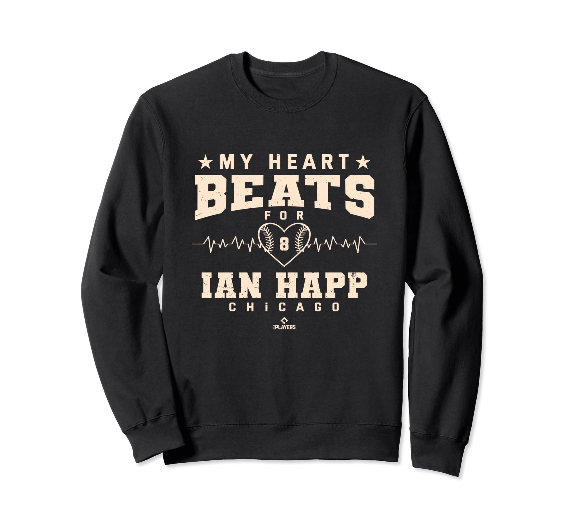 My Heart Beats Ian Happ Valentines Sweatshirt - Streetwear Style Unisex - T-Shirt, Sweatshirt, Hoodie