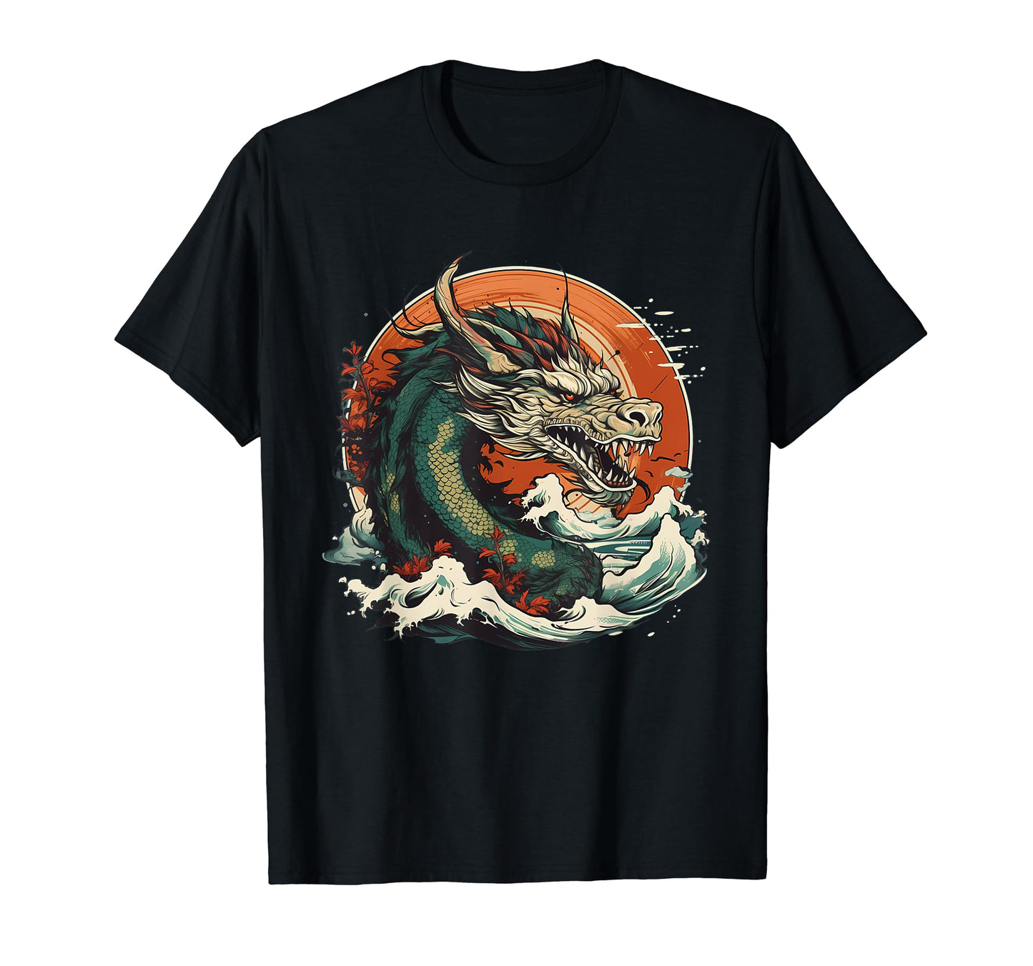 Western Dragon T-Shirt - Unique Graphic Men Women - T-Shirt, Sweatshirt, Hoodie
