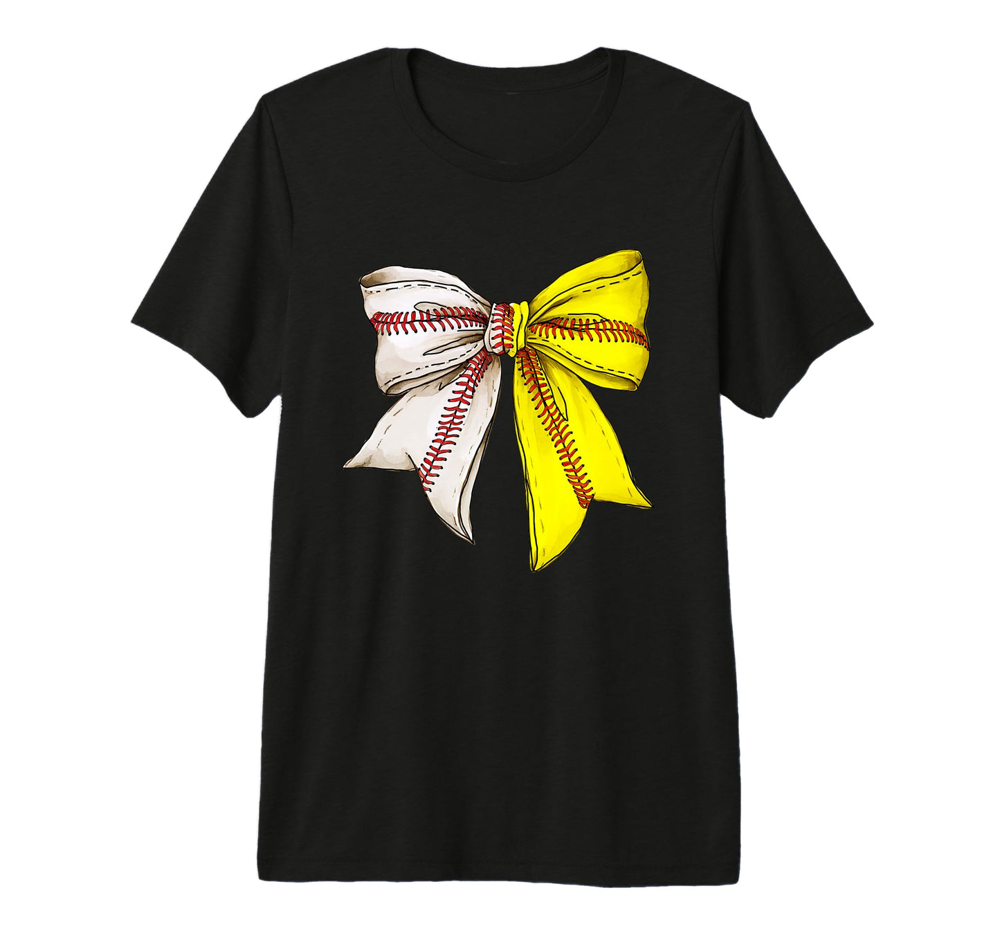 Softball And Baseball Mom Coquette Bow T-Shirt - Unique Graphic Men Women - T-Shirt, Sweatshirt, Hoodie