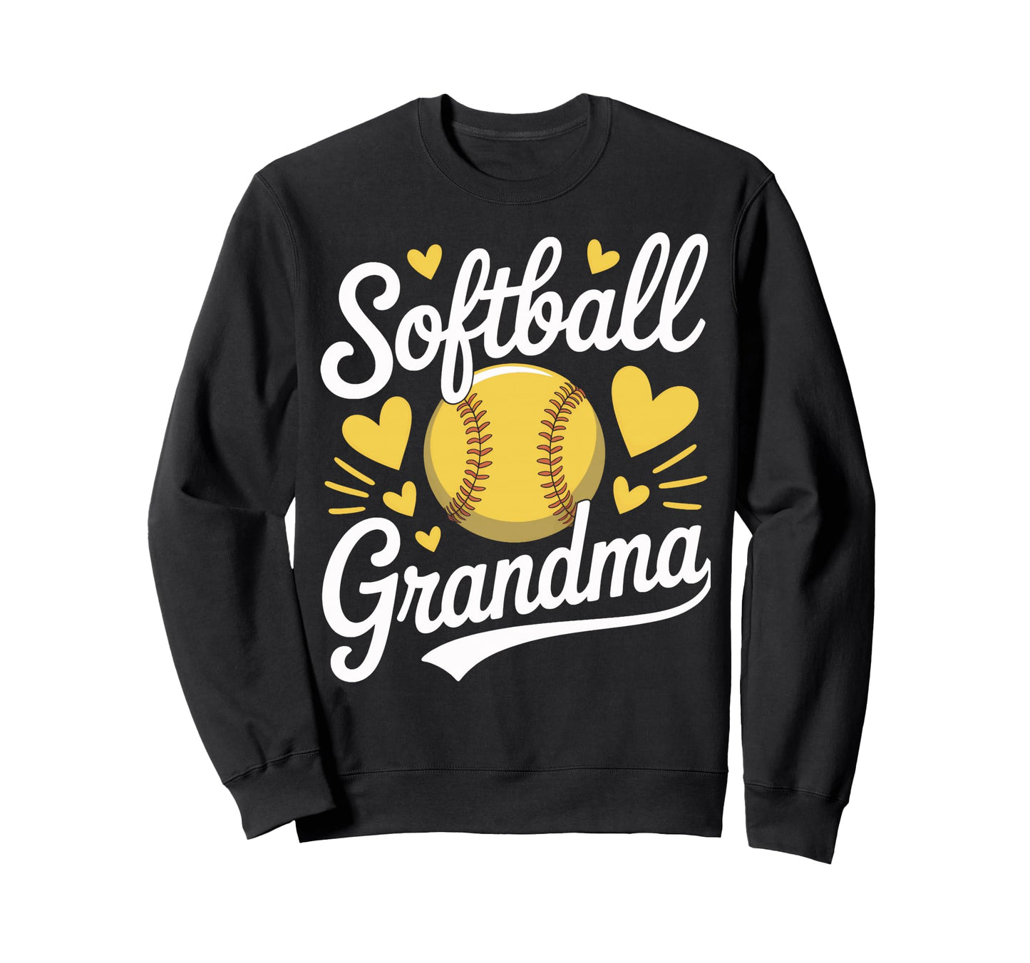 Softball Grandma Backing Every Home Run Sweatshirt - Novelty Apparel Unisex - T-Shirt, Sweatshirt, Hoodie