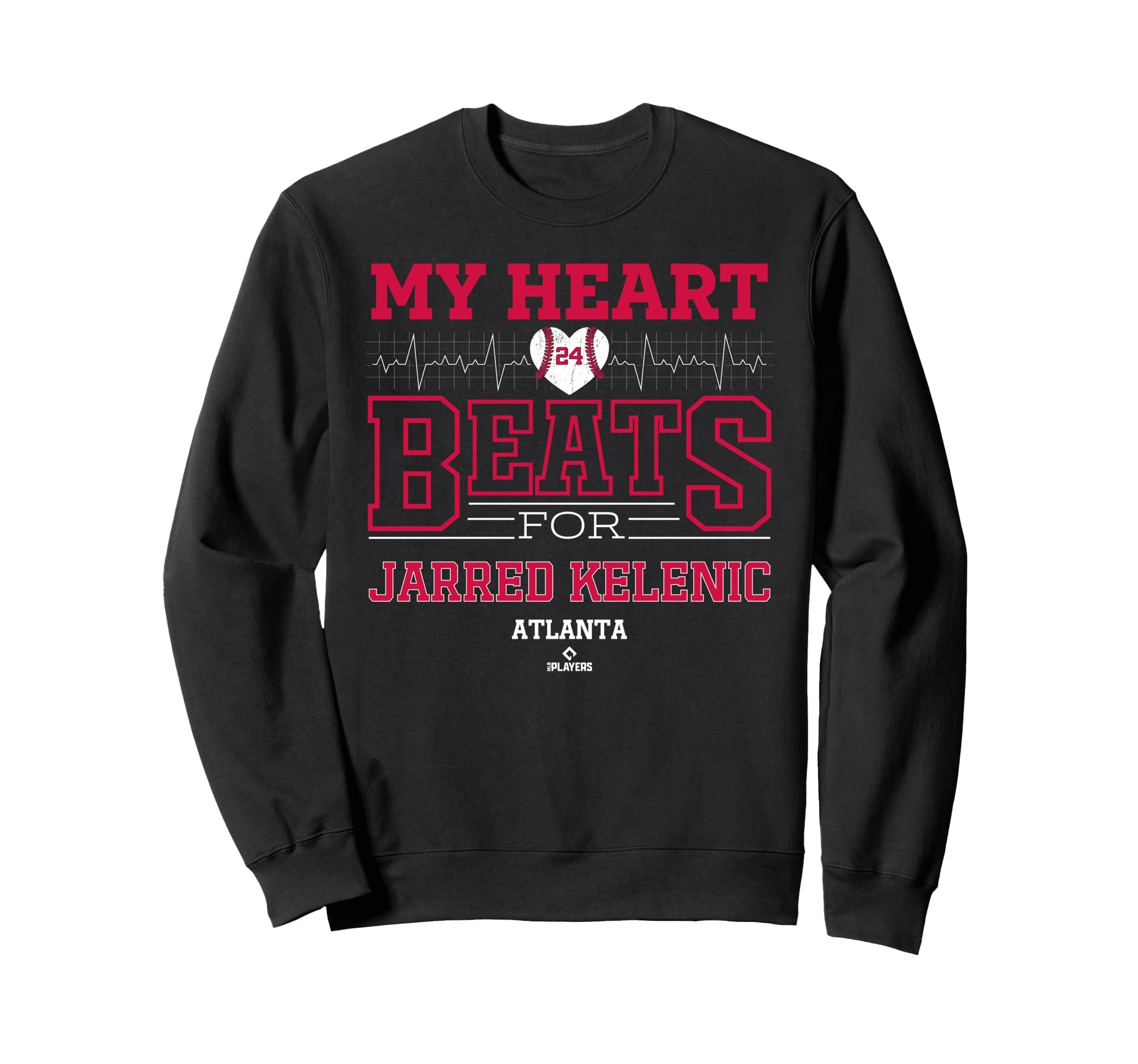 My Heart Beats Jarred Kelenic Sweatshirt - Unique Graphic Men Women - T-Shirt, Sweatshirt, Hoodie