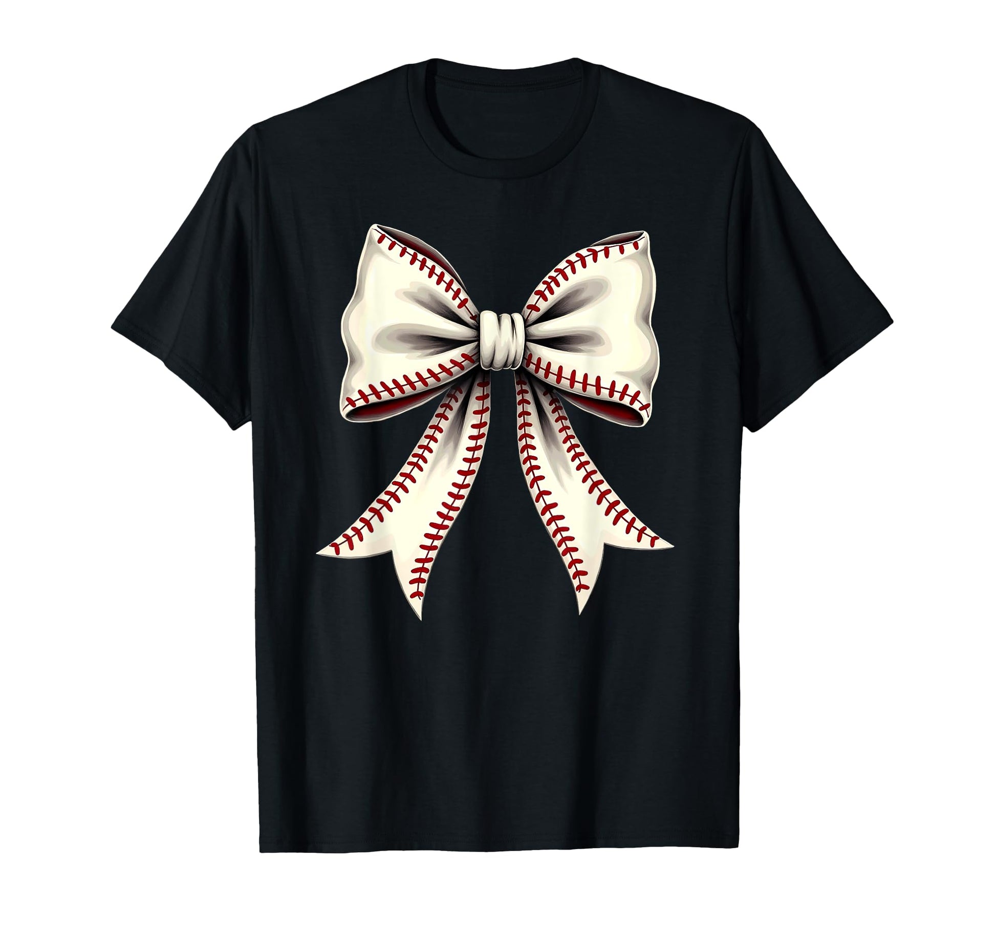 Baseball Coquette Bow Mommy T-Shirt - Graphic Print Men Women - T-Shirt, Sweatshirt, Hoodie