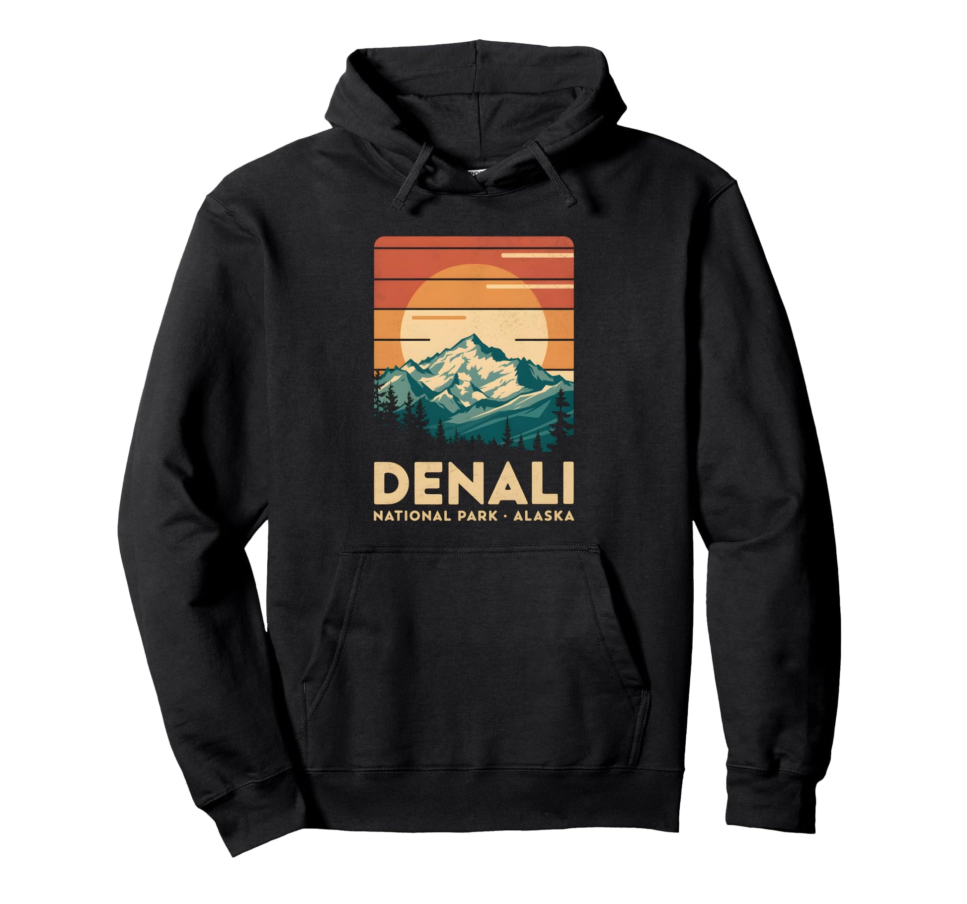Denali National Park Nature Hoodie - Casual Everyday Wear for Adults - T-Shirt, Sweatshirt, Hoodie