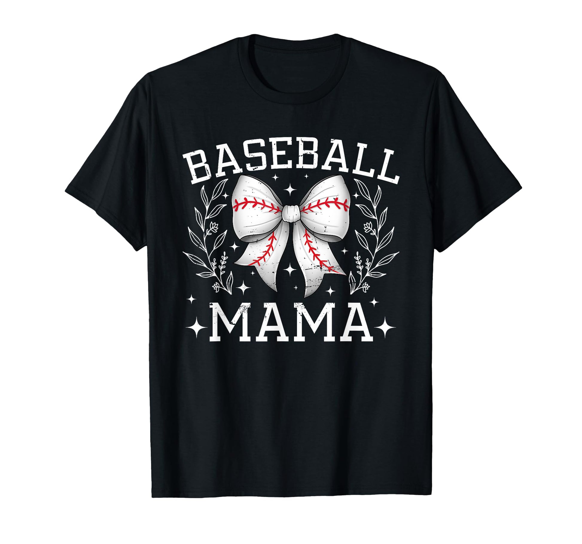 Coquette Bow Baseball Mama Game Day T-Shirt - Minimalist Print Men Women - T-Shirt, Sweatshirt, Hoodie