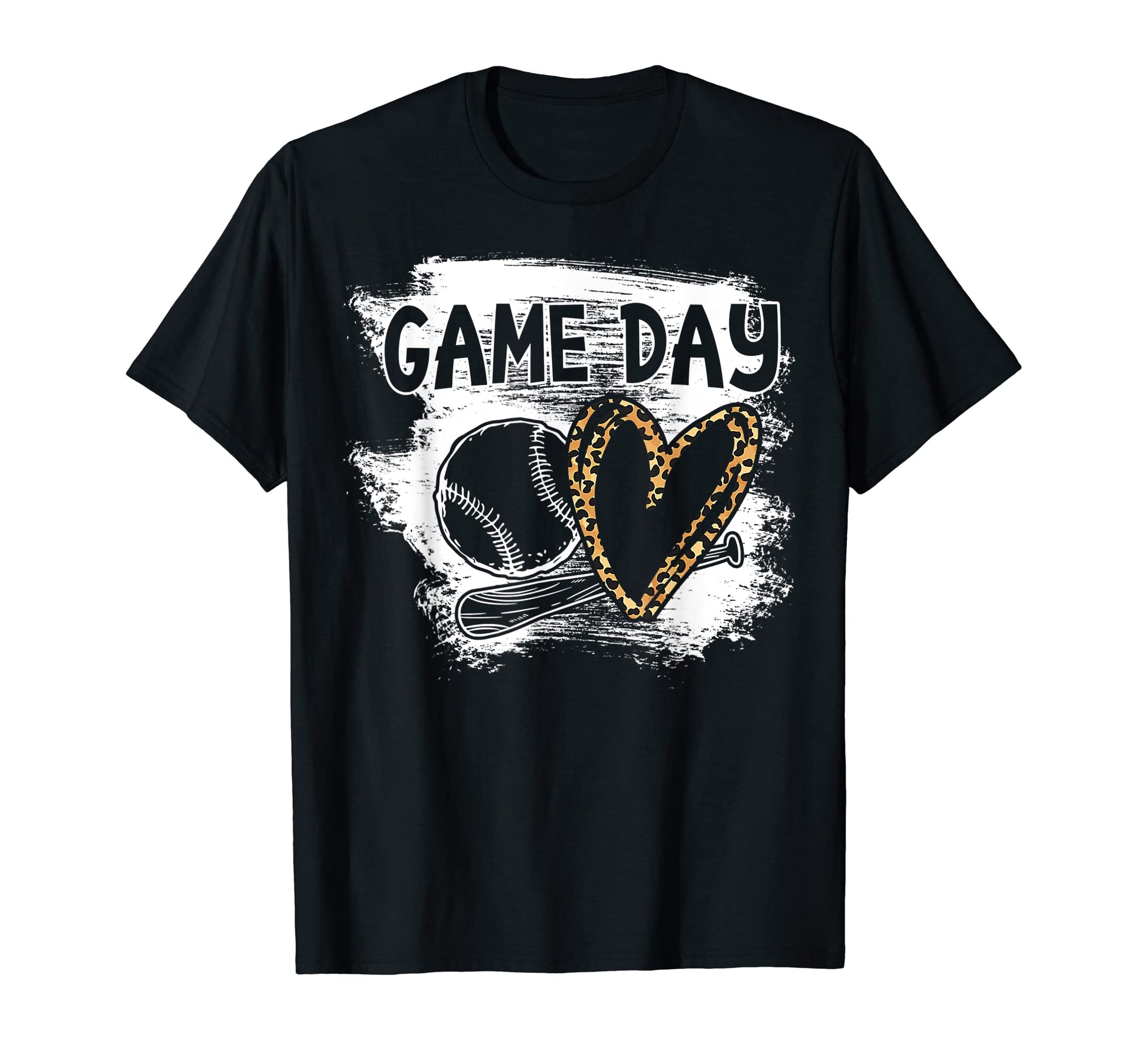 Baseball Player Game Day Leopard Cheetah T-Shirt - Streetwear Style Unisex - T-Shirt, Sweatshirt, Hoodie