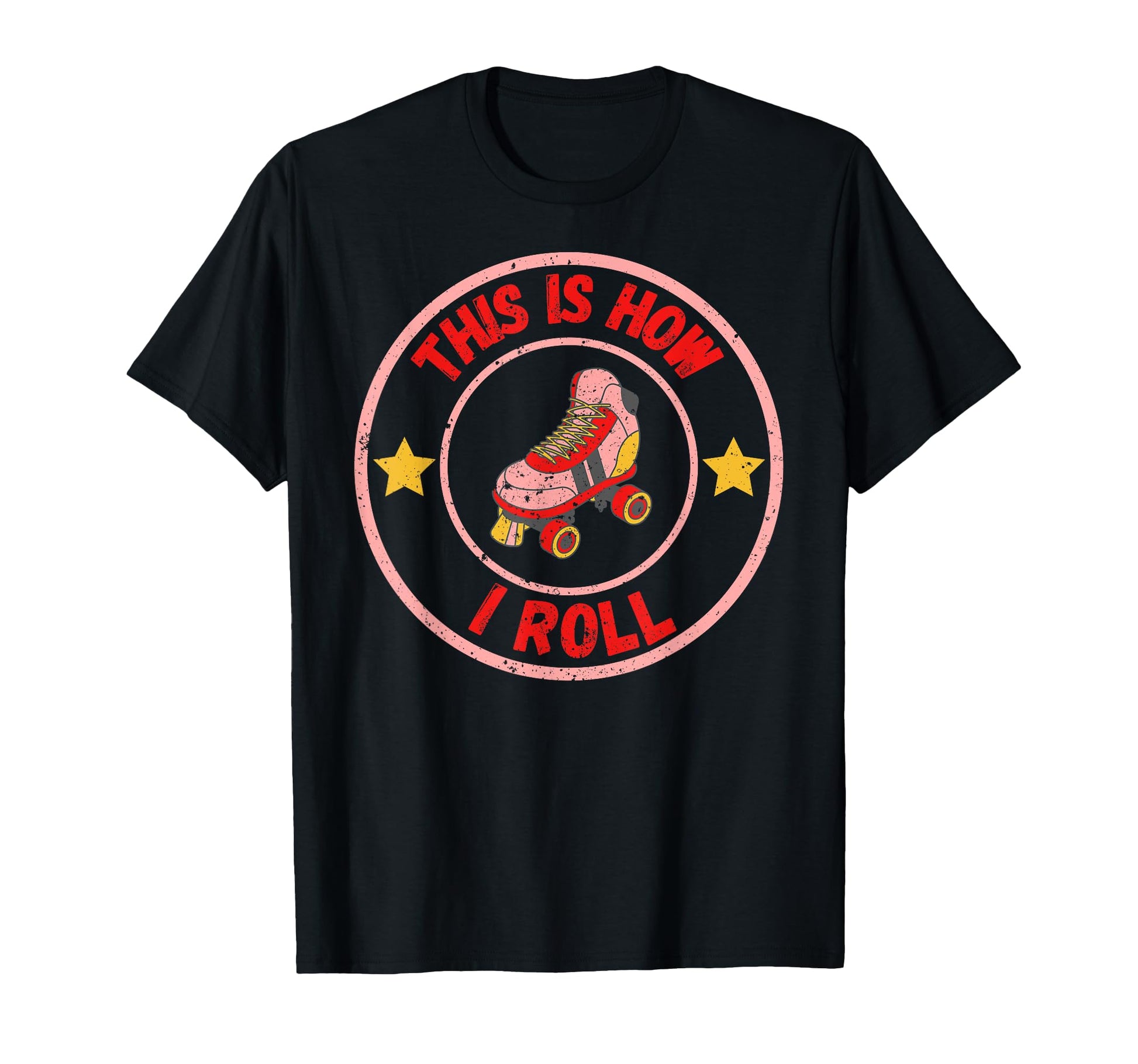 This Is How I Roll Roller Skating Roller T-Shirt - Custom Art Print Unisex - T-Shirt, Sweatshirt, Hoodie