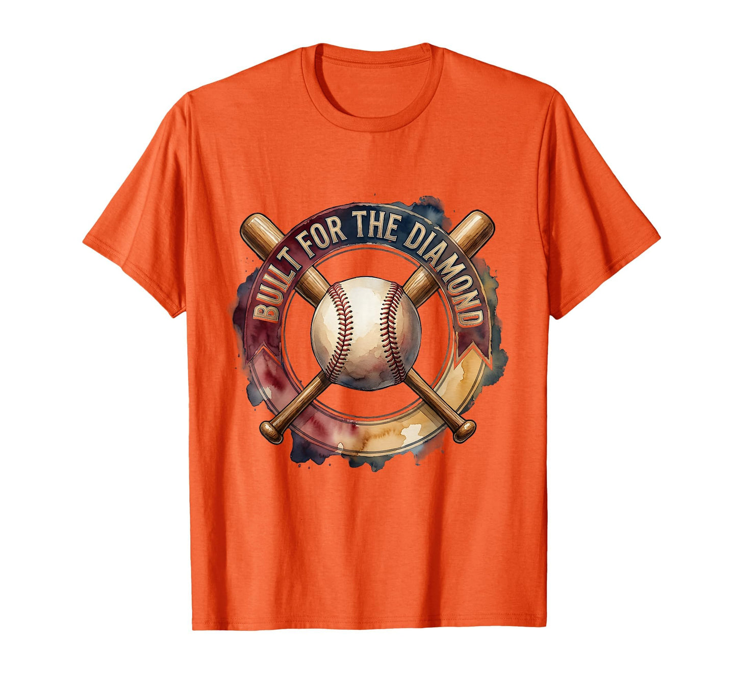 Built Diamond Mens Baseball T-Shirt - Graphic Print Unisex - T-Shirt, Sweatshirt, Hoodie