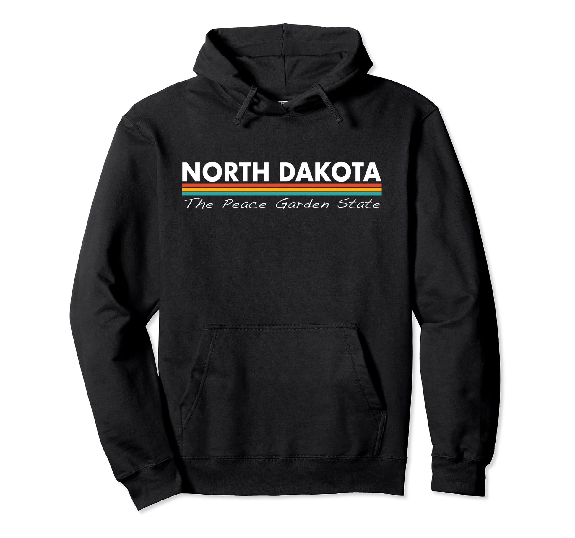 North Dakota Stripes Hoodie - Streetwear Style Unisex - T-Shirt, Sweatshirt, Hoodie
