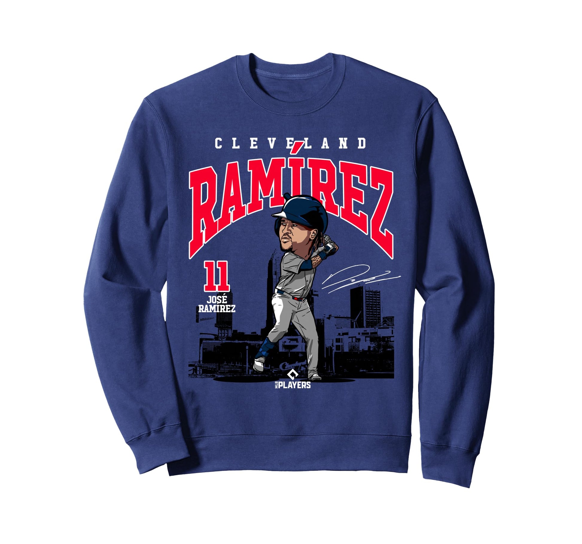 Jos Ram Rez Cleveland Baseball Mlb Sweatshirt - Streetwear Style Men Women - T-Shirt, Sweatshirt, Hoodie