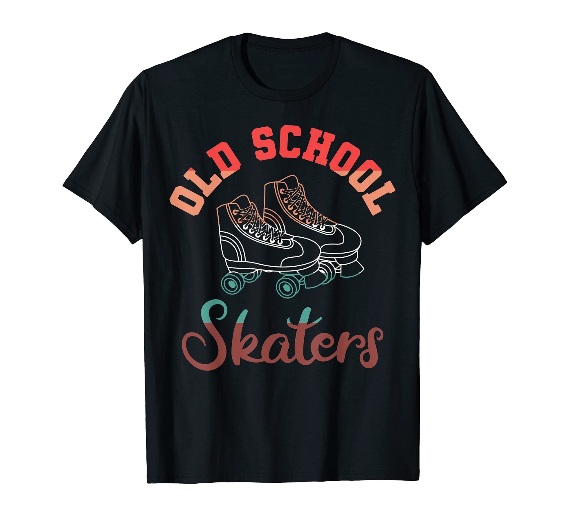 Old School Skaters Roller Skates Lover T-Shirt - Custom Art Print Unisex - T-Shirt, Sweatshirt, Hoodie