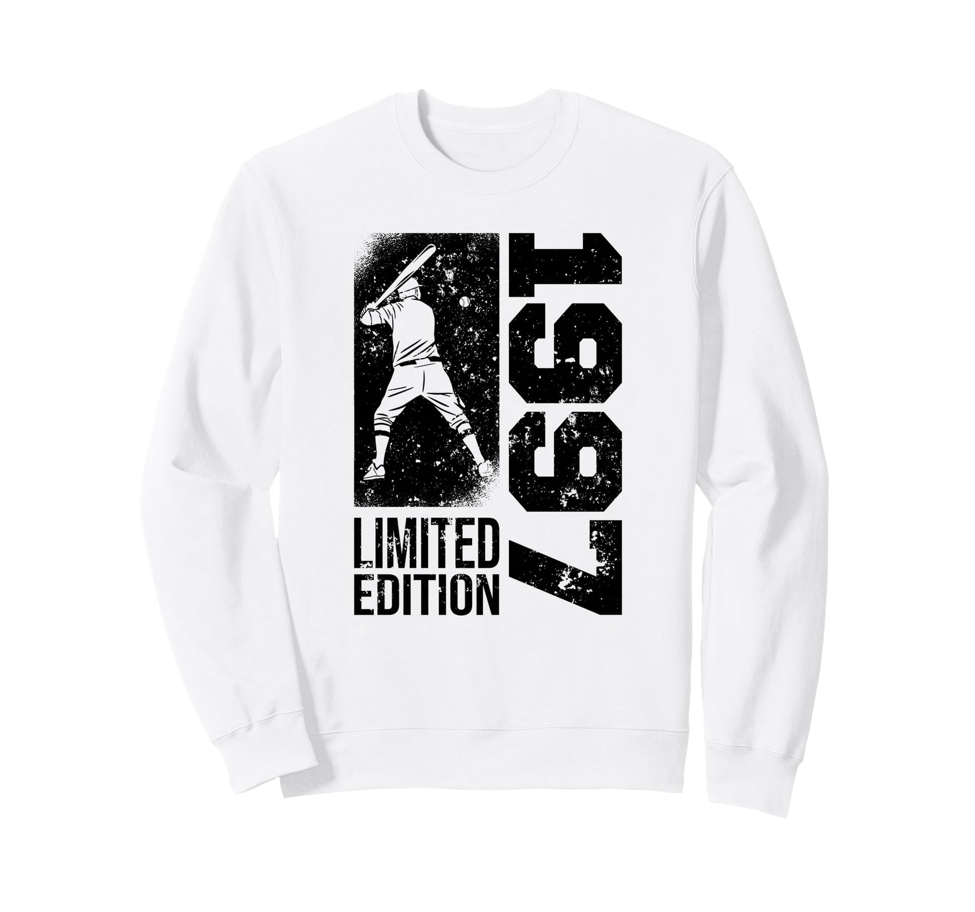 Baseball Player Born 1997 Birthday Sweatshirt - Trendy Graphic for Adults - T-Shirt, Sweatshirt, Hoodie