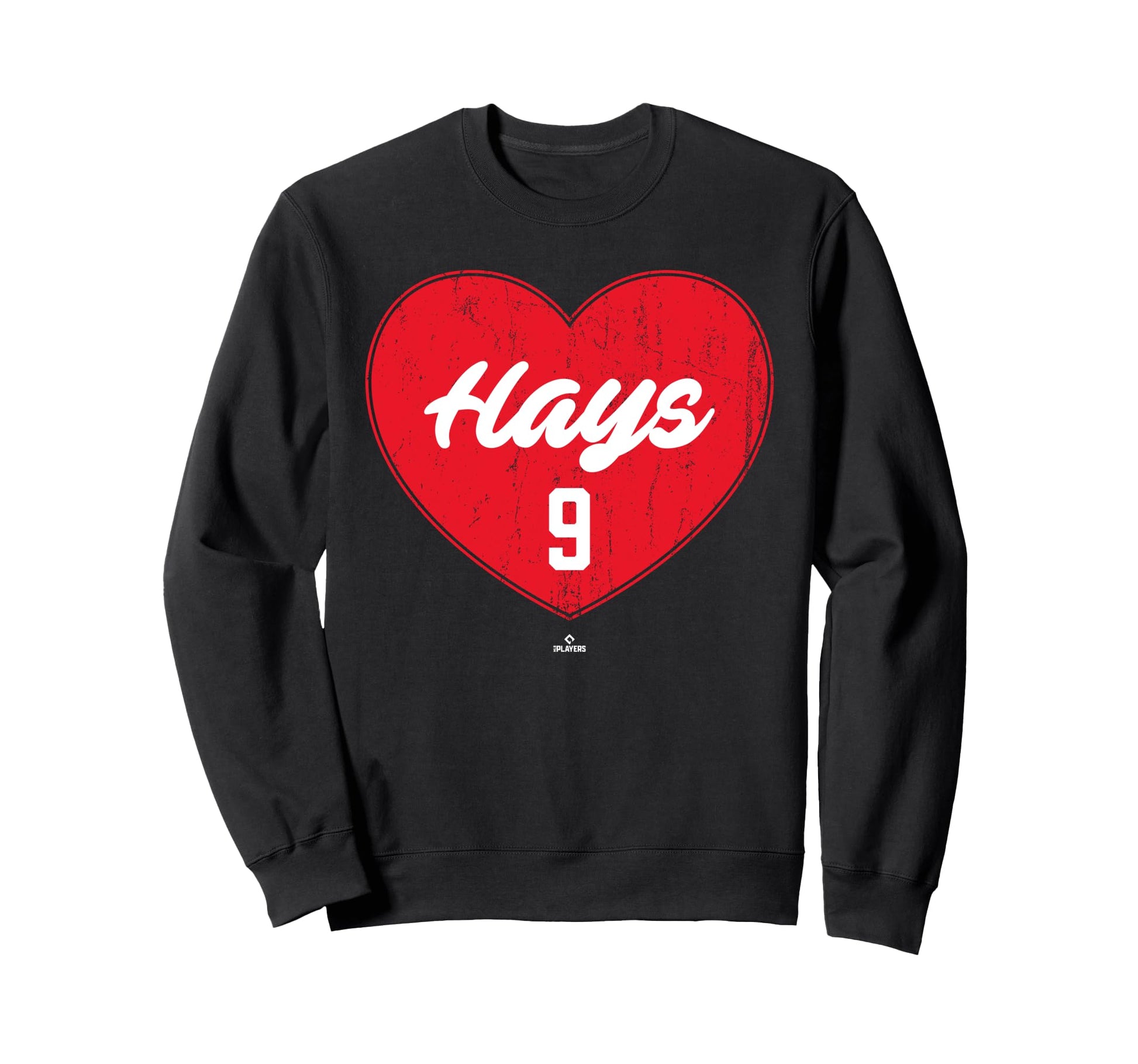 Distressed Heart Austin Hays Sweatshirt - Minimalist Print for Adults - T-Shirt, Sweatshirt, Hoodie