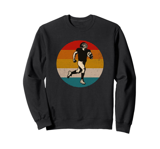 American Football Player 70S Color Sweatshirt - Graphic Print for Adults - T-Shirt, Sweatshirt, Hoodie
