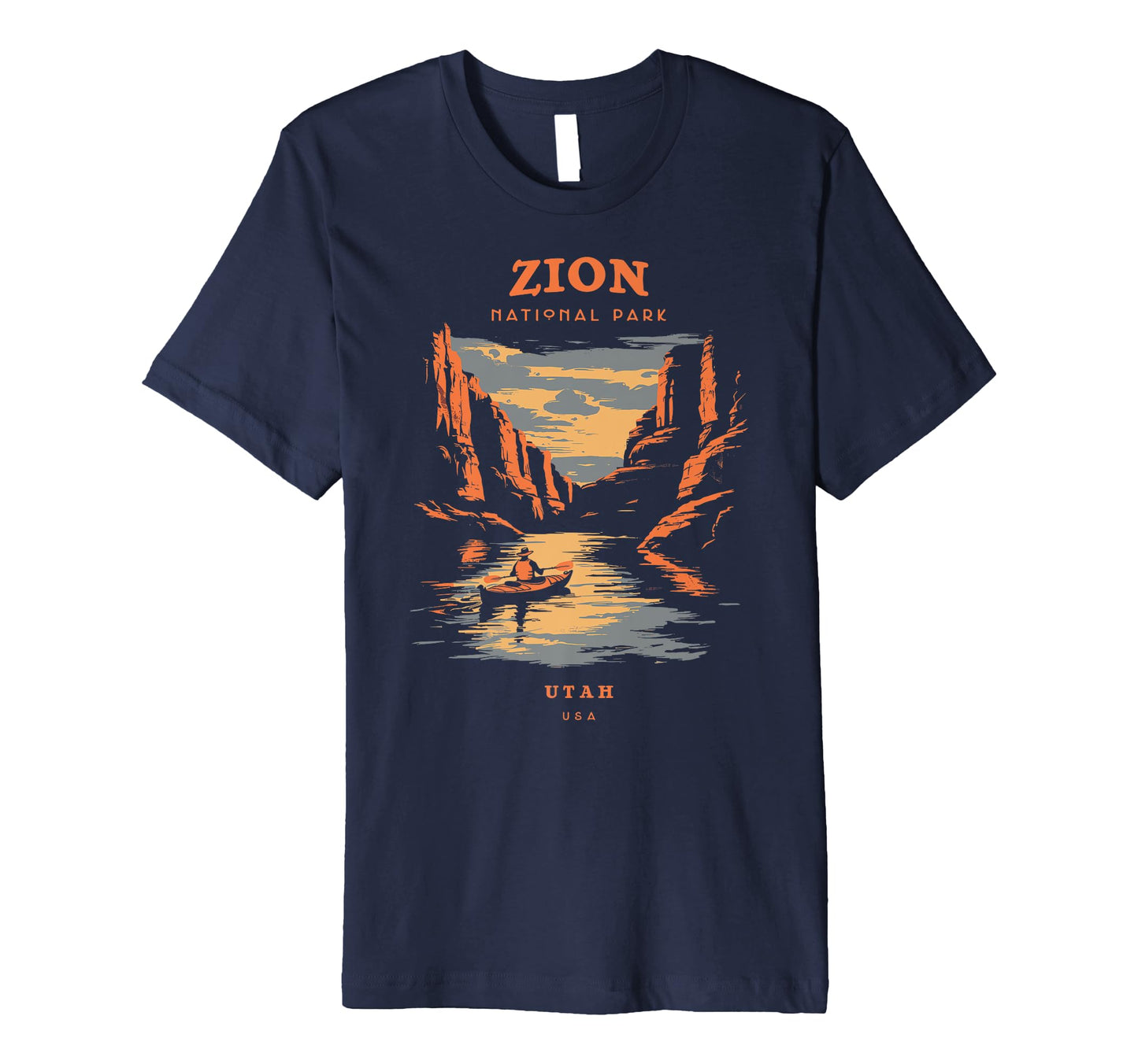 Zion National Park Utah T-Shirt - Custom Art Print for Adults - T-Shirt, Sweatshirt, Hoodie