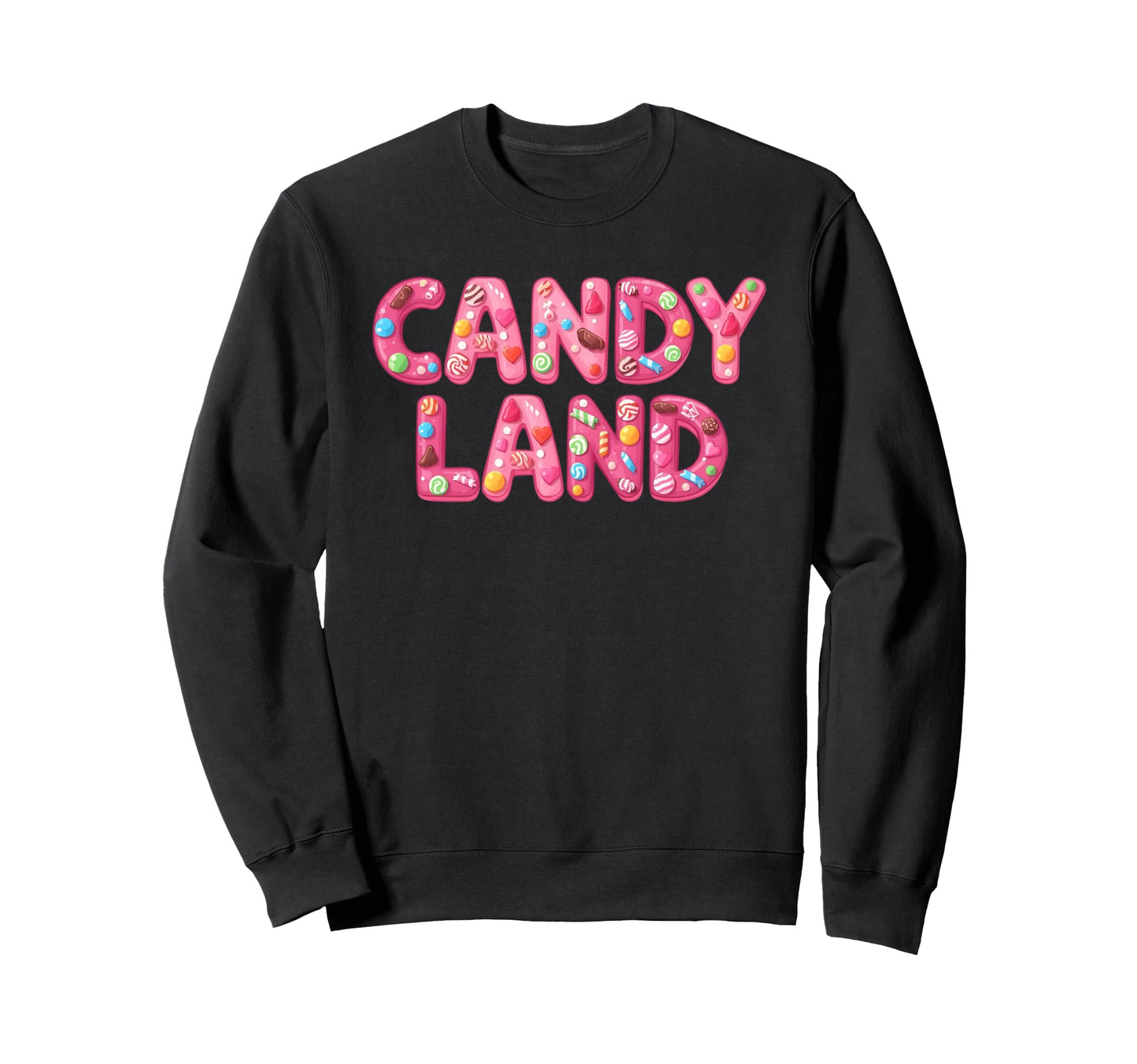 Candy Land Logo Candys Sweatshirt - Casual Everyday Wear for Adults - T-Shirt, Sweatshirt, Hoodie