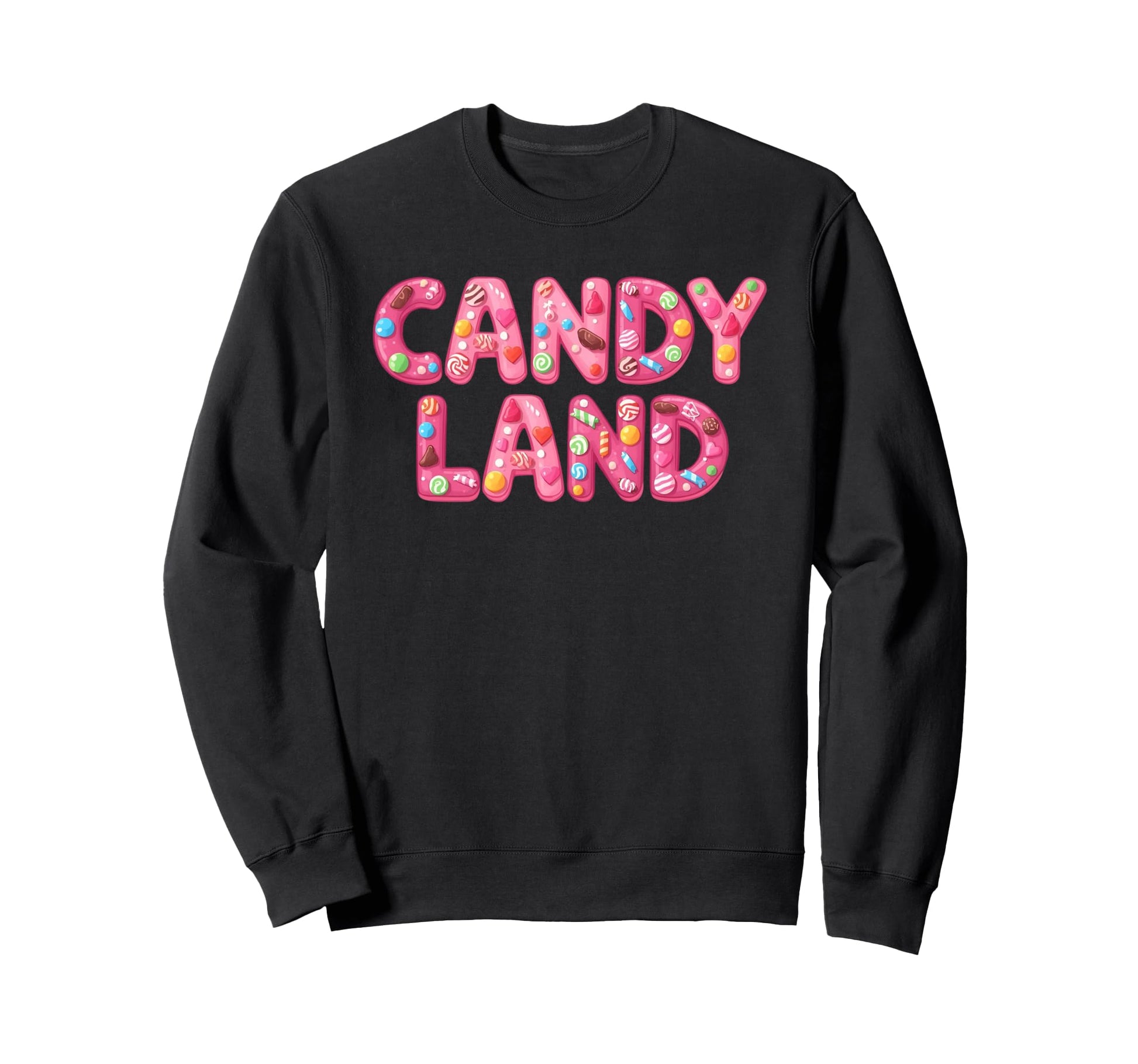 Candy Land Logo Candys Sweatshirt - Casual Everyday Wear for Adults - T-Shirt, Sweatshirt, Hoodie