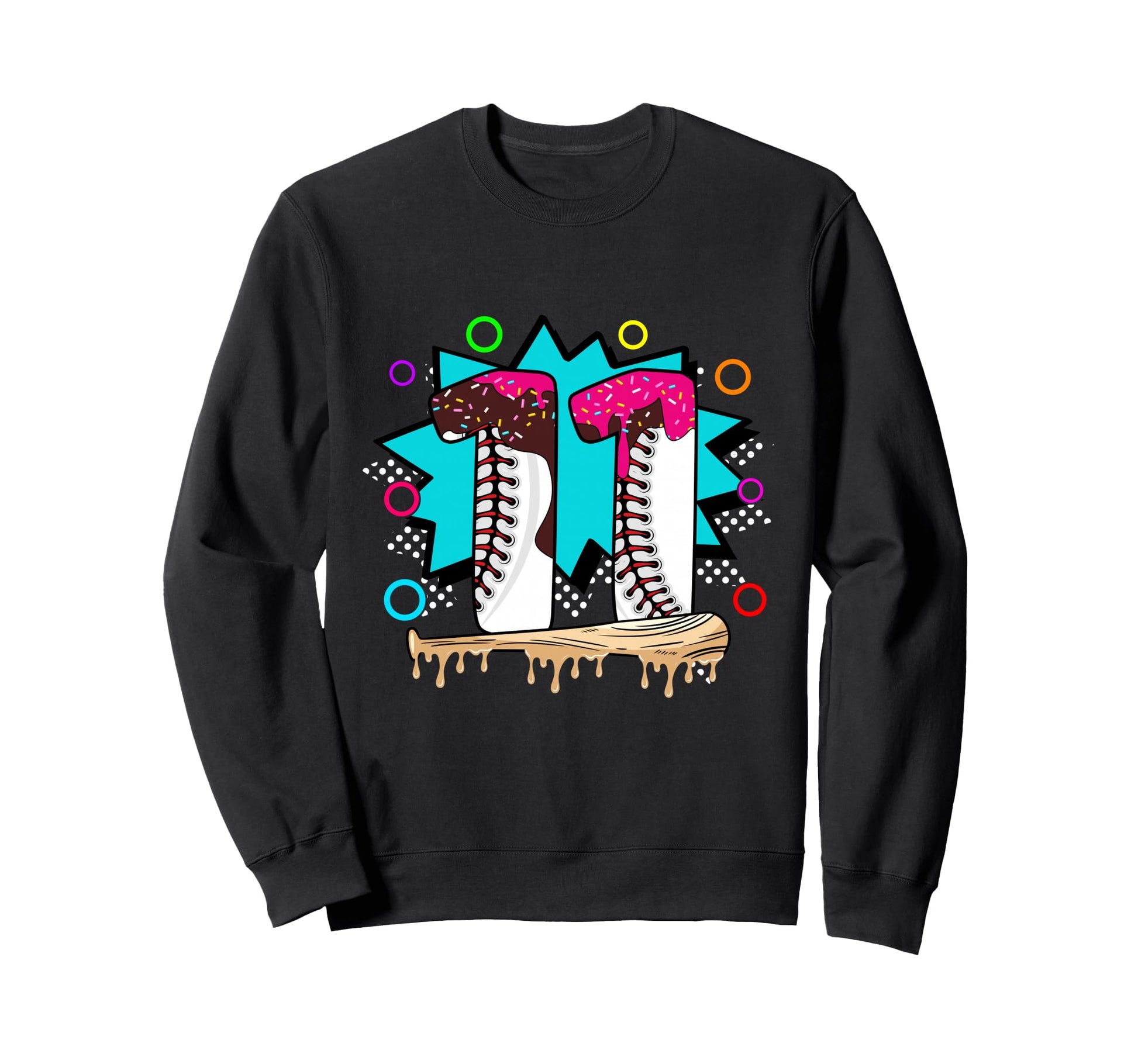 11Th Birthday Baseball Sweatshirt - Casual Everyday Wear for Adults - T-Shirt, Sweatshirt, Hoodie