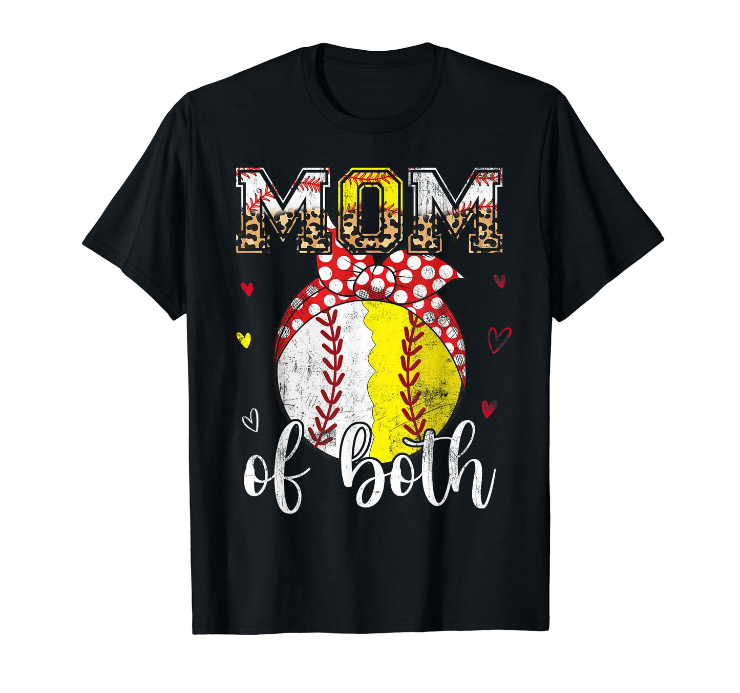 Mom Both Baseball Softball T-Shirt - Casual Everyday Wear for Adults - T-Shirt, Sweatshirt, Hoodie
