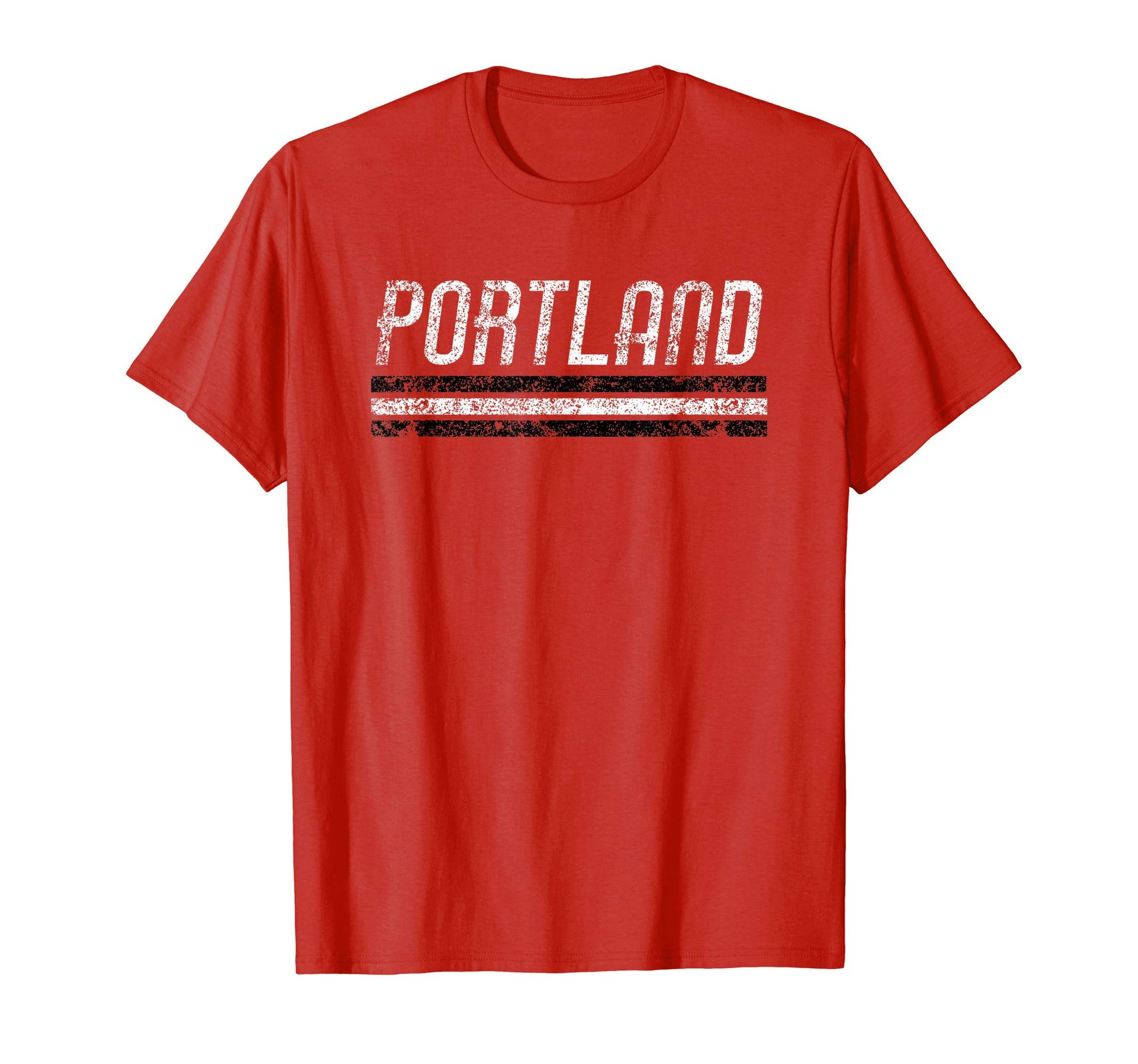 Portland Oregon Weathered Stripe T-Shirt - Aesthetic Graphic for Adults - T-Shirt, Sweatshirt, Hoodie