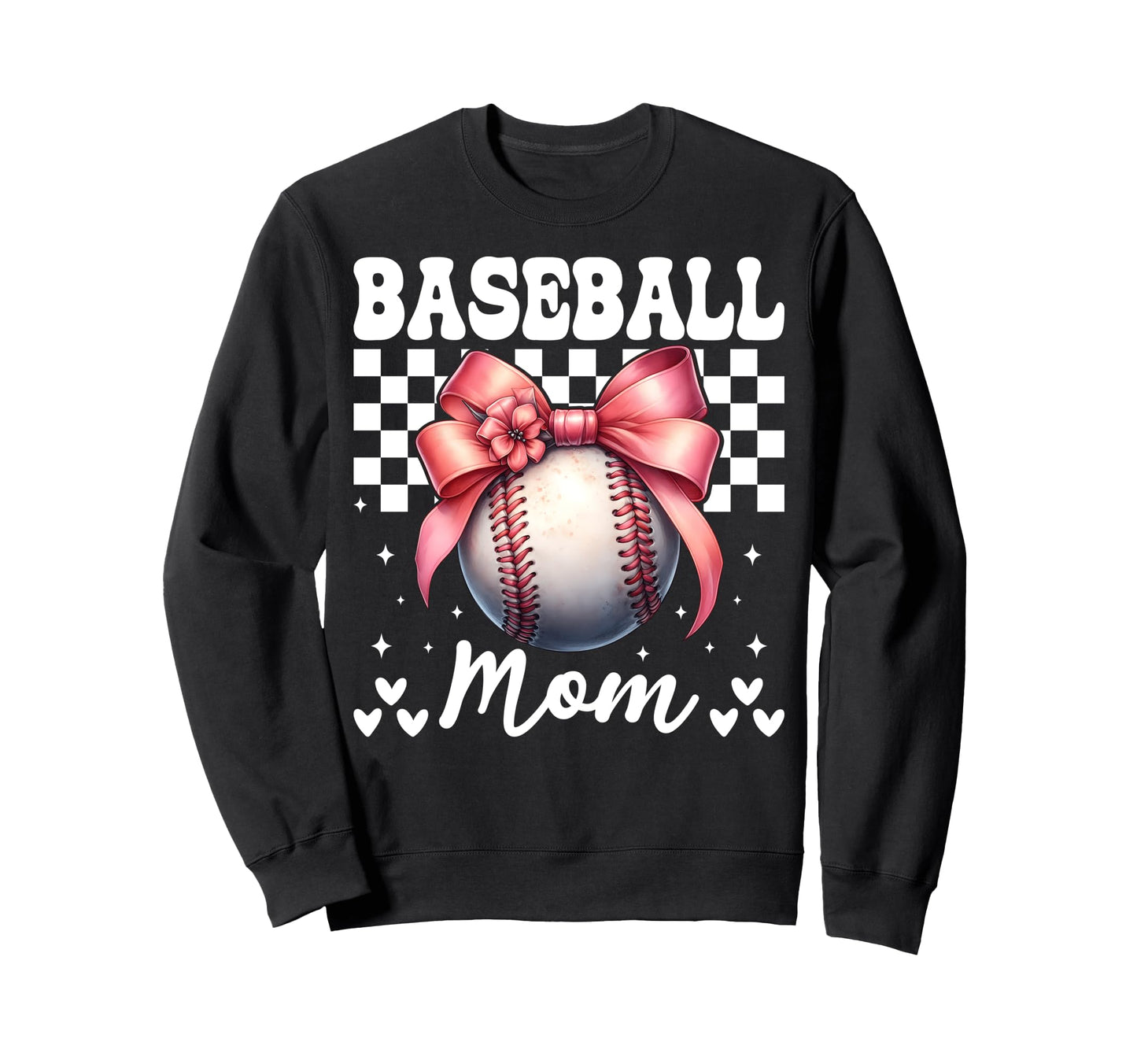 Baseball Mom Baseball Mama Mothers Sweatshirt - Trendy Graphic Men Women - T-Shirt, Sweatshirt, Hoodie