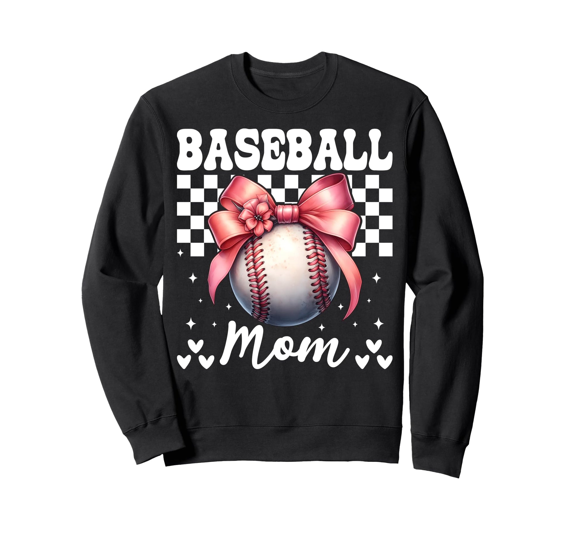 Baseball Mom Baseball Mama Mothers Sweatshirt - Trendy Graphic Men Women - T-Shirt, Sweatshirt, Hoodie