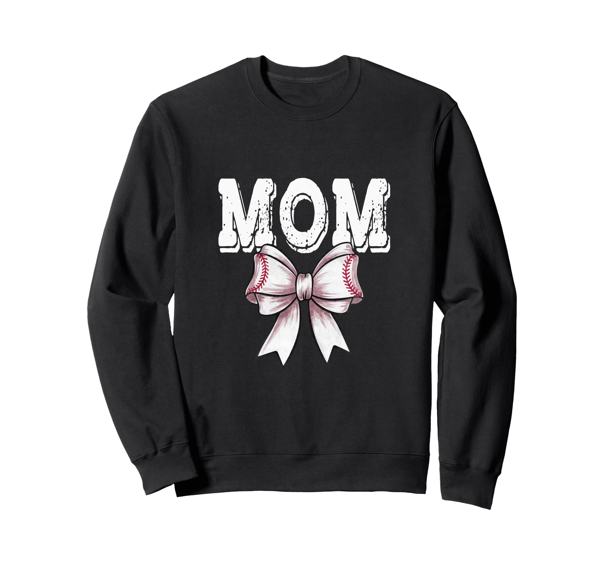 Coquette Baseball Bow Mom Sister Grandma Sweatshirt - Trendy Graphic Unisex - T-Shirt, Sweatshirt, Hoodie