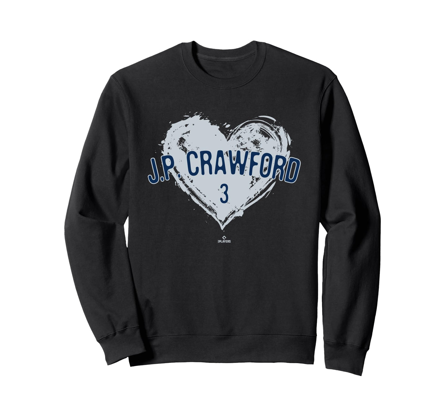 Distressed Heart J P Crawford Sweatshirt - Trendy Graphic Men Women - T-Shirt, Sweatshirt, Hoodie