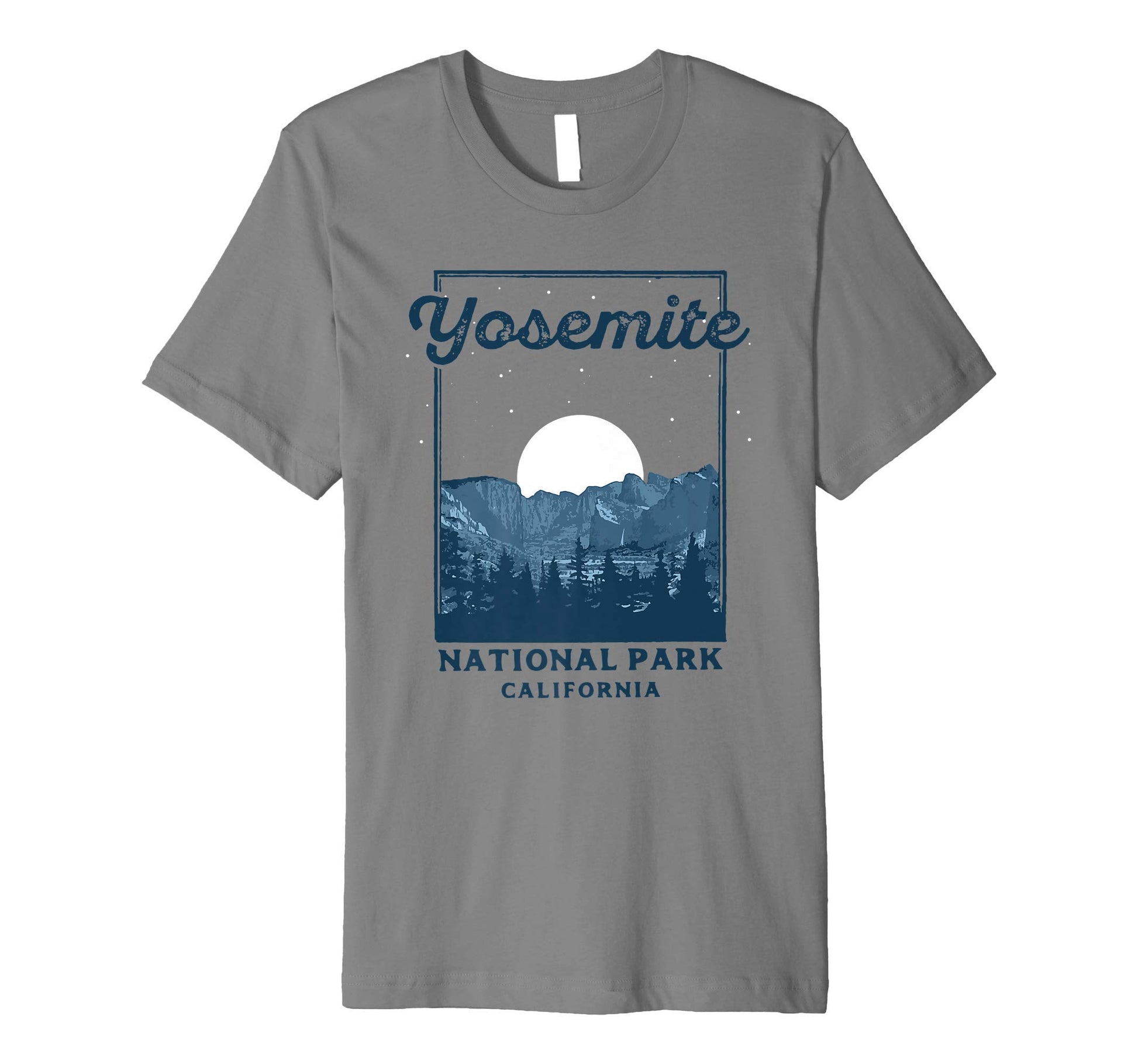 Yosemite National Park Night Moon Stars T-Shirt - Trendy Graphic Men Women - T-Shirt, Sweatshirt, Hoodie